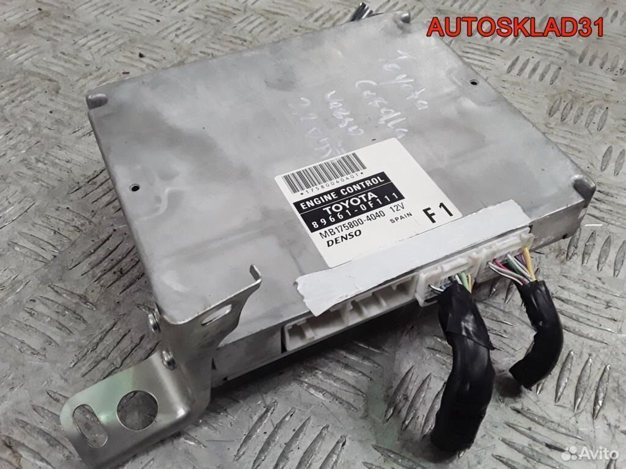 Блок эбу Toyota Corolla Verso 2.2 2adft 896610F111, 4600 рублей, Дубовое