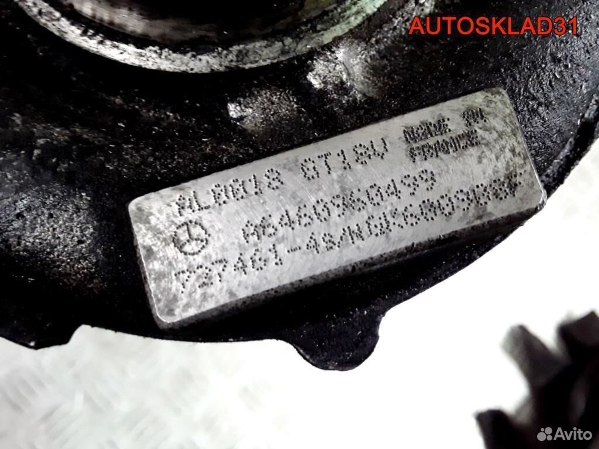 Турбина Mercedes Benz W203 2.2 646 CDI A6460960499, 10000 рублей, Дубовое