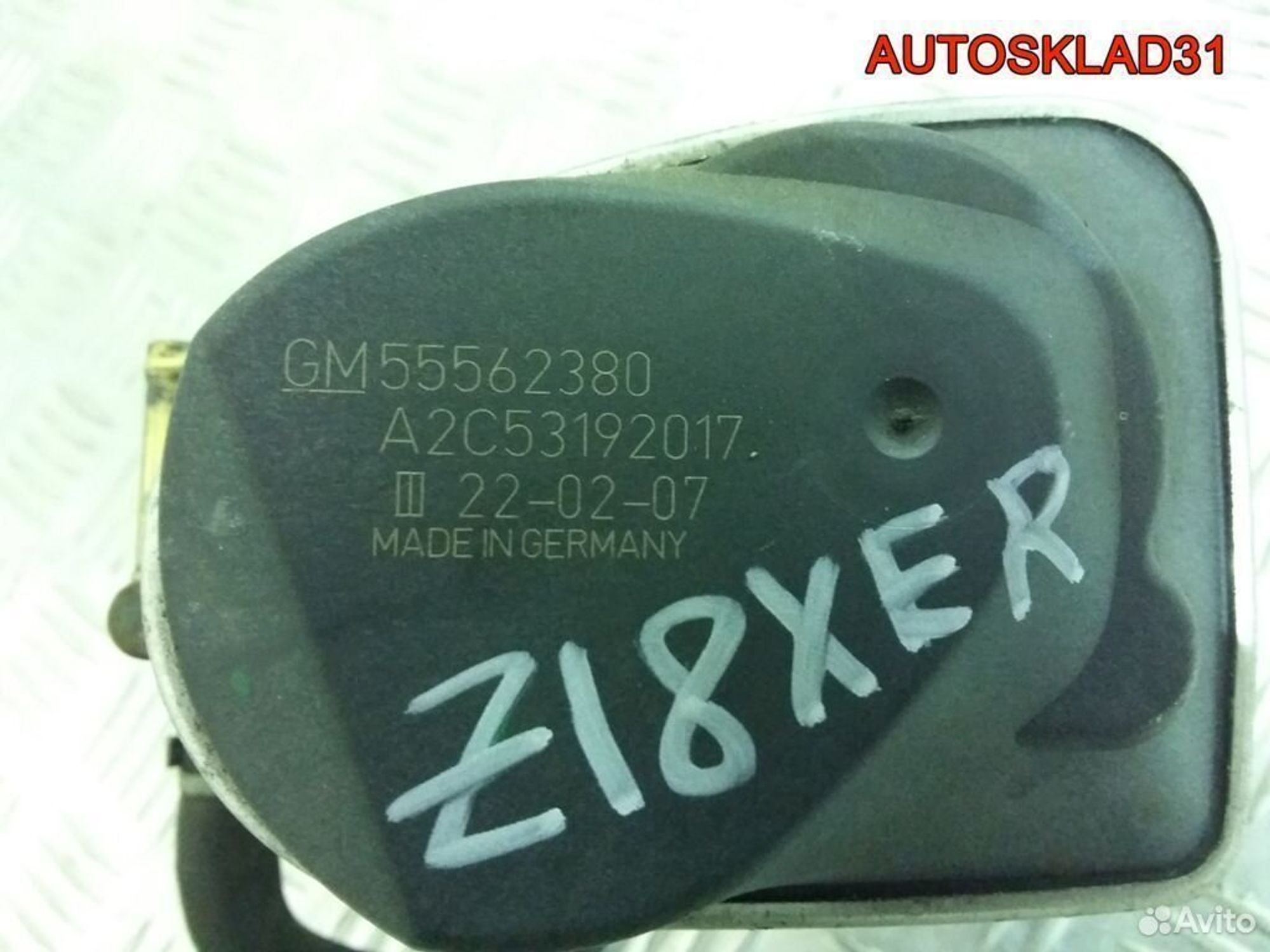 Дроссельная заслонка Opel Astra H Z18XER 55562380, 2300 рублей, Дубовое