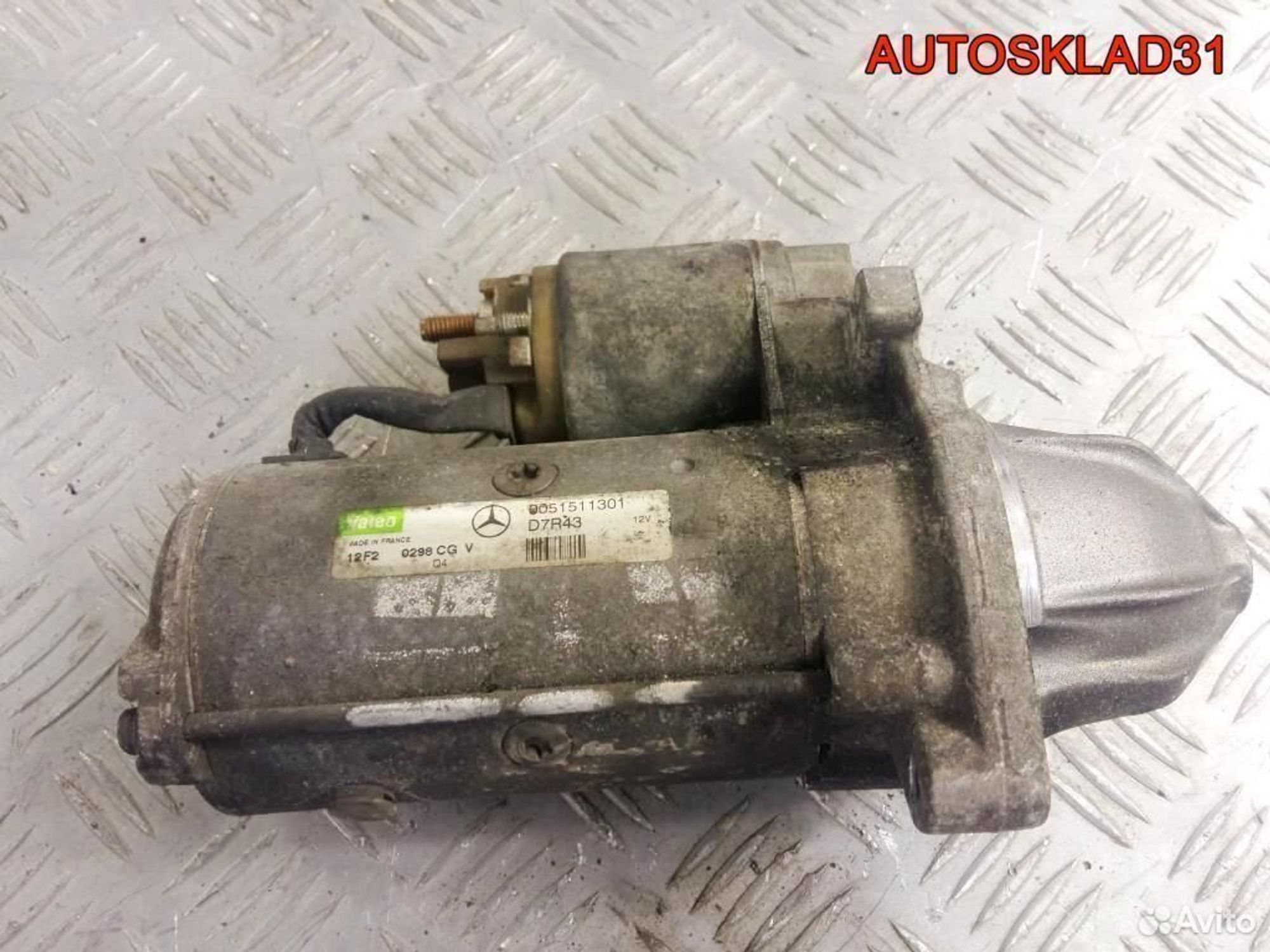 Стартер Mercedes Benz W203 2.2 646 CDI A0051511301, 5200 рублей, Дубовое