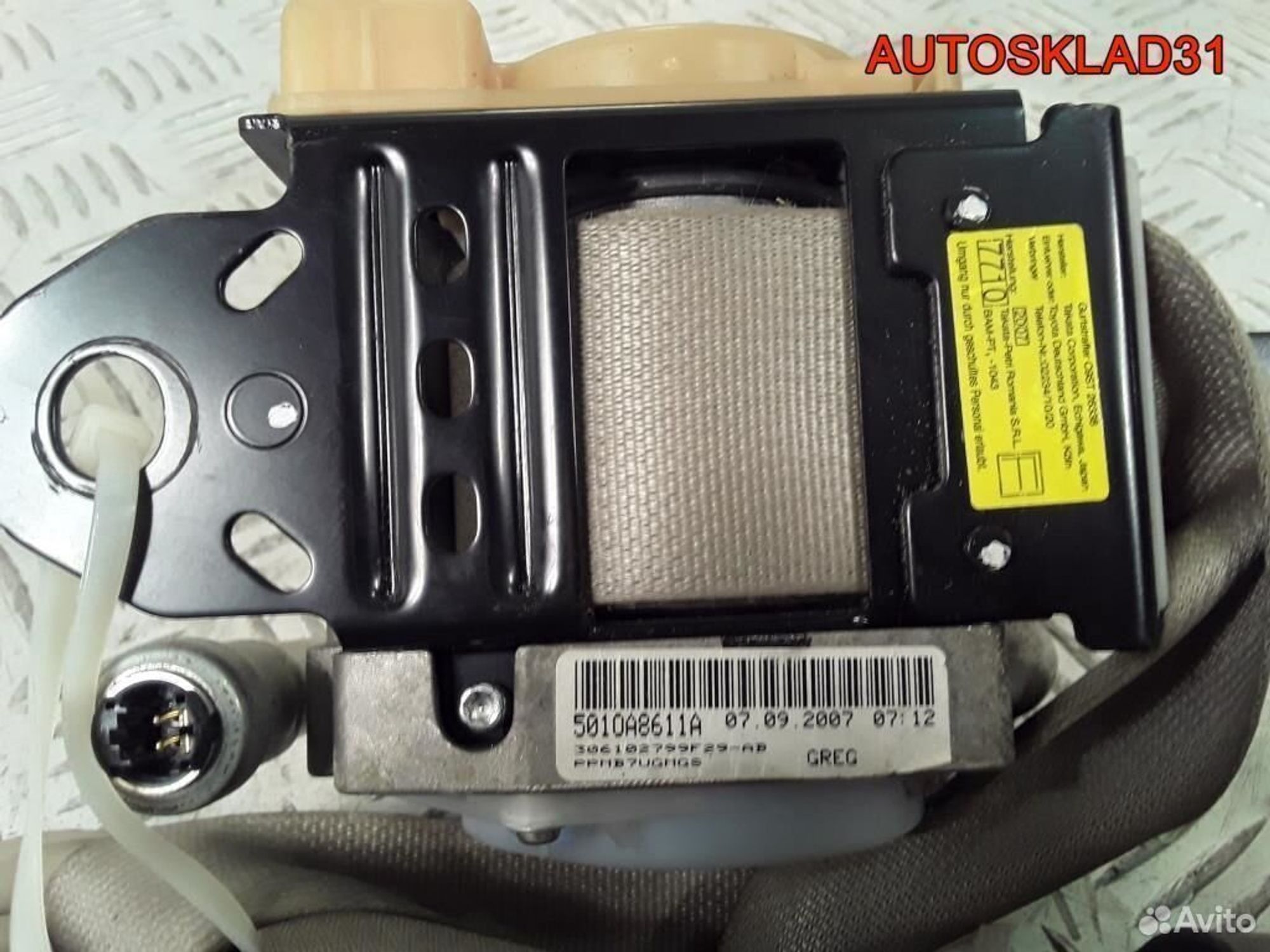 Ремень безопасности с пиропатроном Toyota Avensis, 5800 рублей, Дубовое