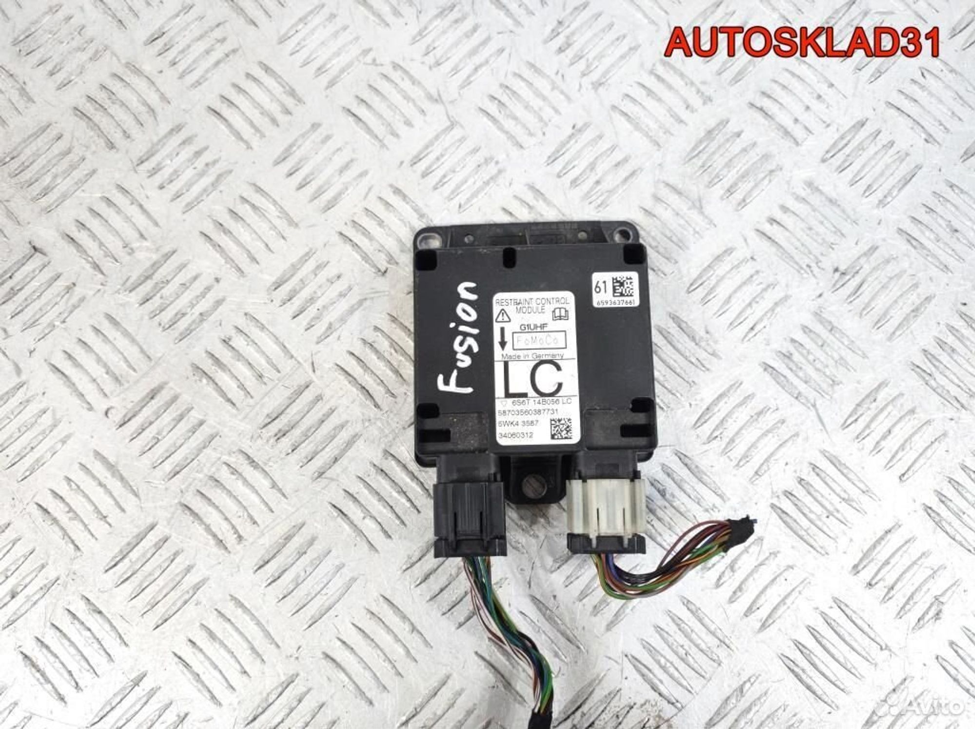 Блок управления AIR BAG Ford Fiesta 6S6T14B056LC, 600 рублей, Дубовое