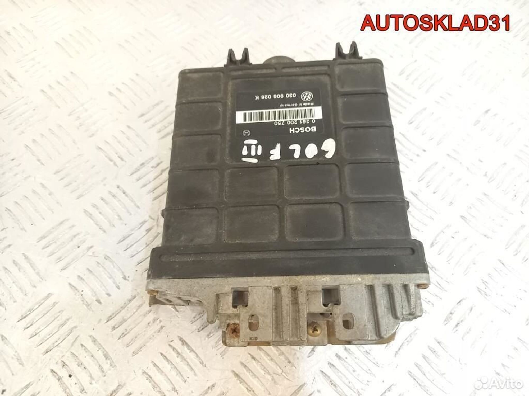 Блок эбу Volkswagen Golf 3 1.4 бензин 030906026K, 2000 рублей, Дубовое