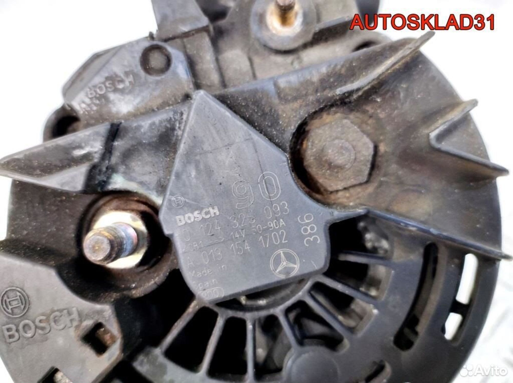 Генератор A90 Mercedes Benz Vito 638 A0131541702, 8100 рублей, Дубовое