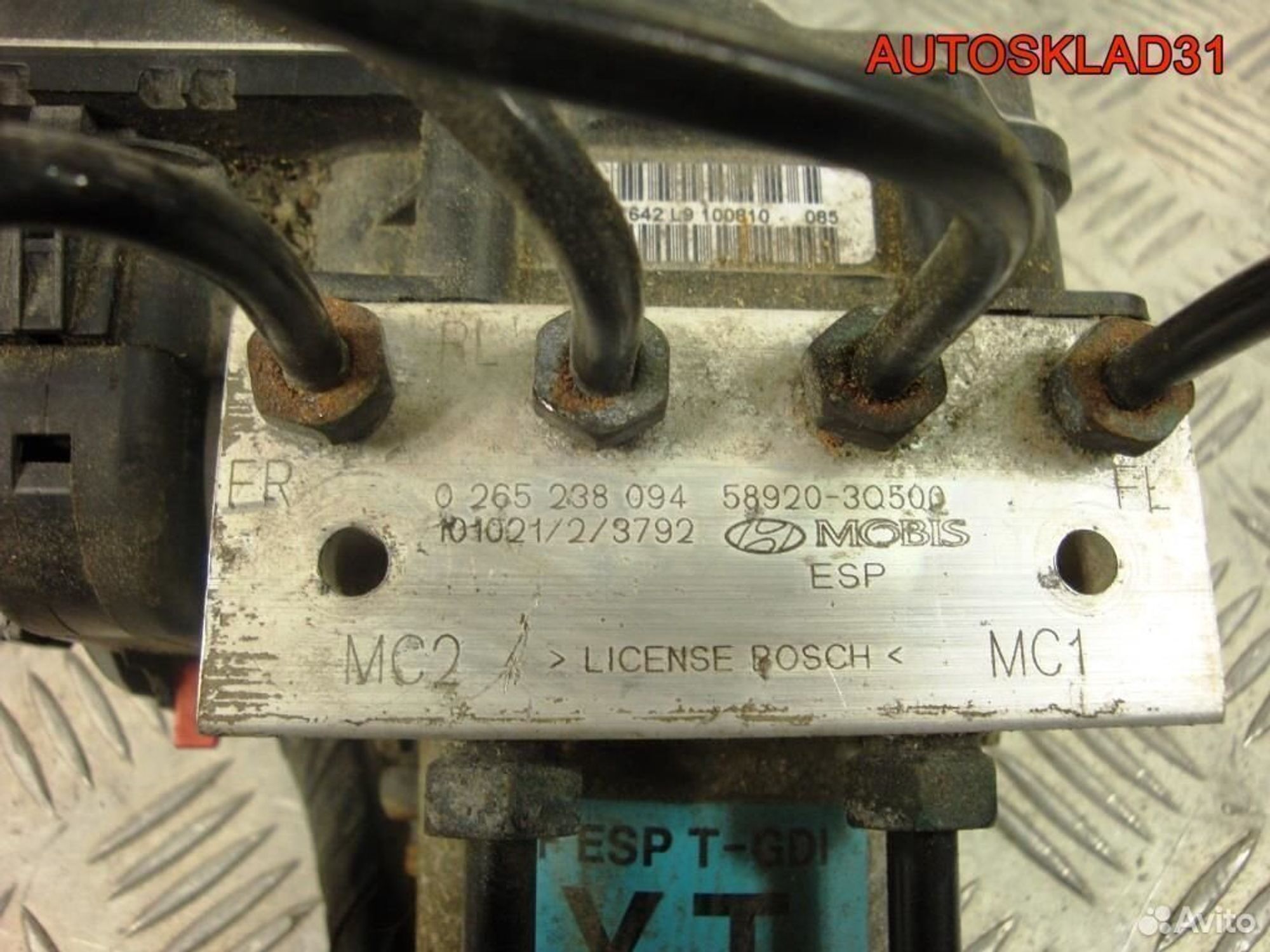 Блок ABS насос абс Hyundai Sonata 6 589203Q500, 7000 рублей, Дубовое