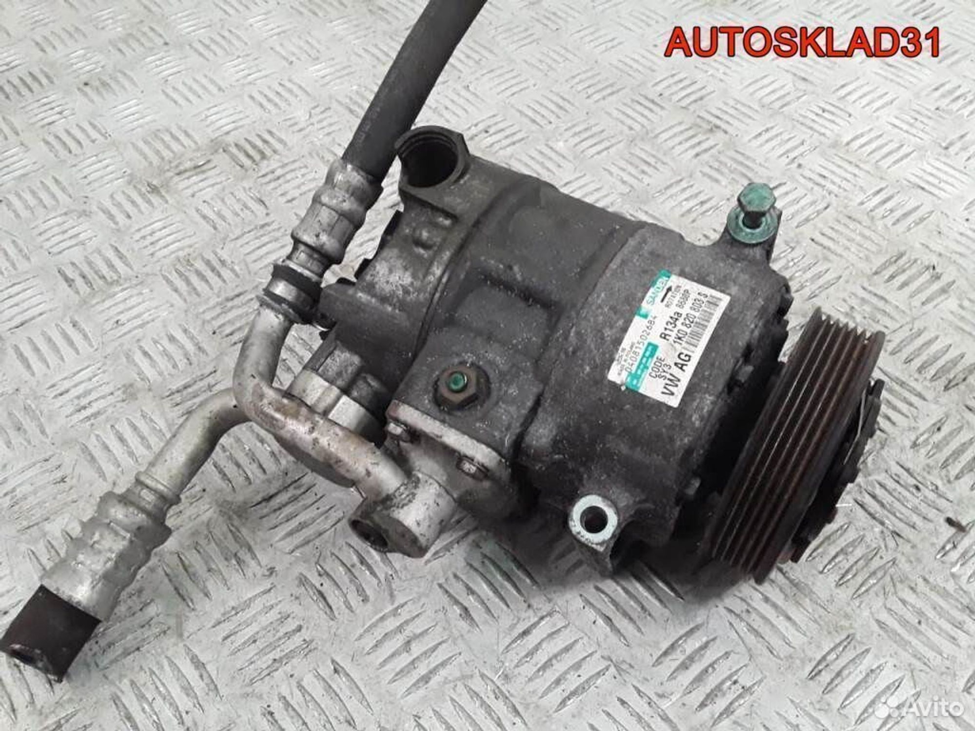 Компрессор кондиционера VW Golf 5 1K0820803S, 12200 рублей, Дубовое
