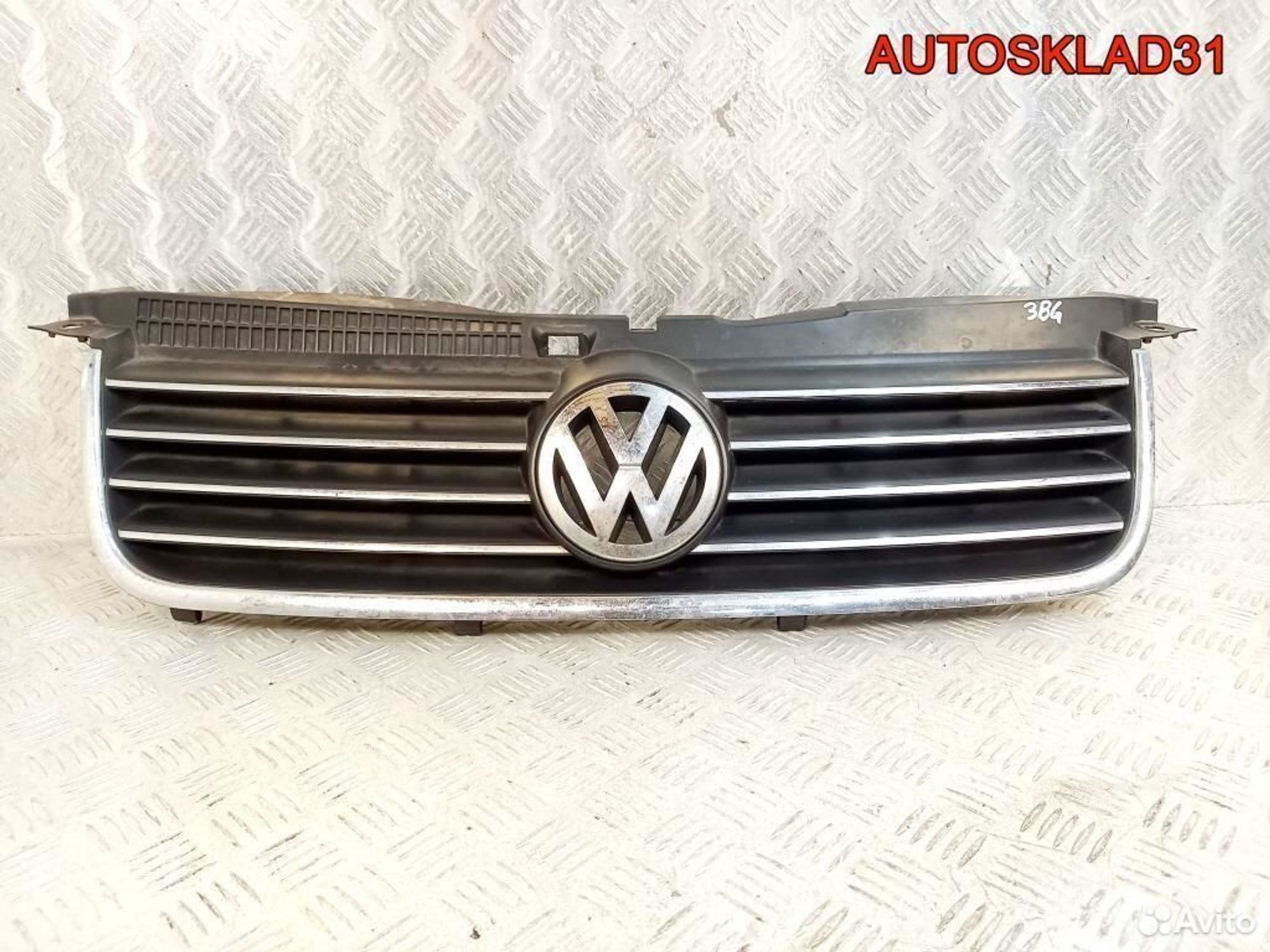 Решетка радиатора Volkswagen Passat 5+ 3B0853651L, 5700 рублей, Дубовое
