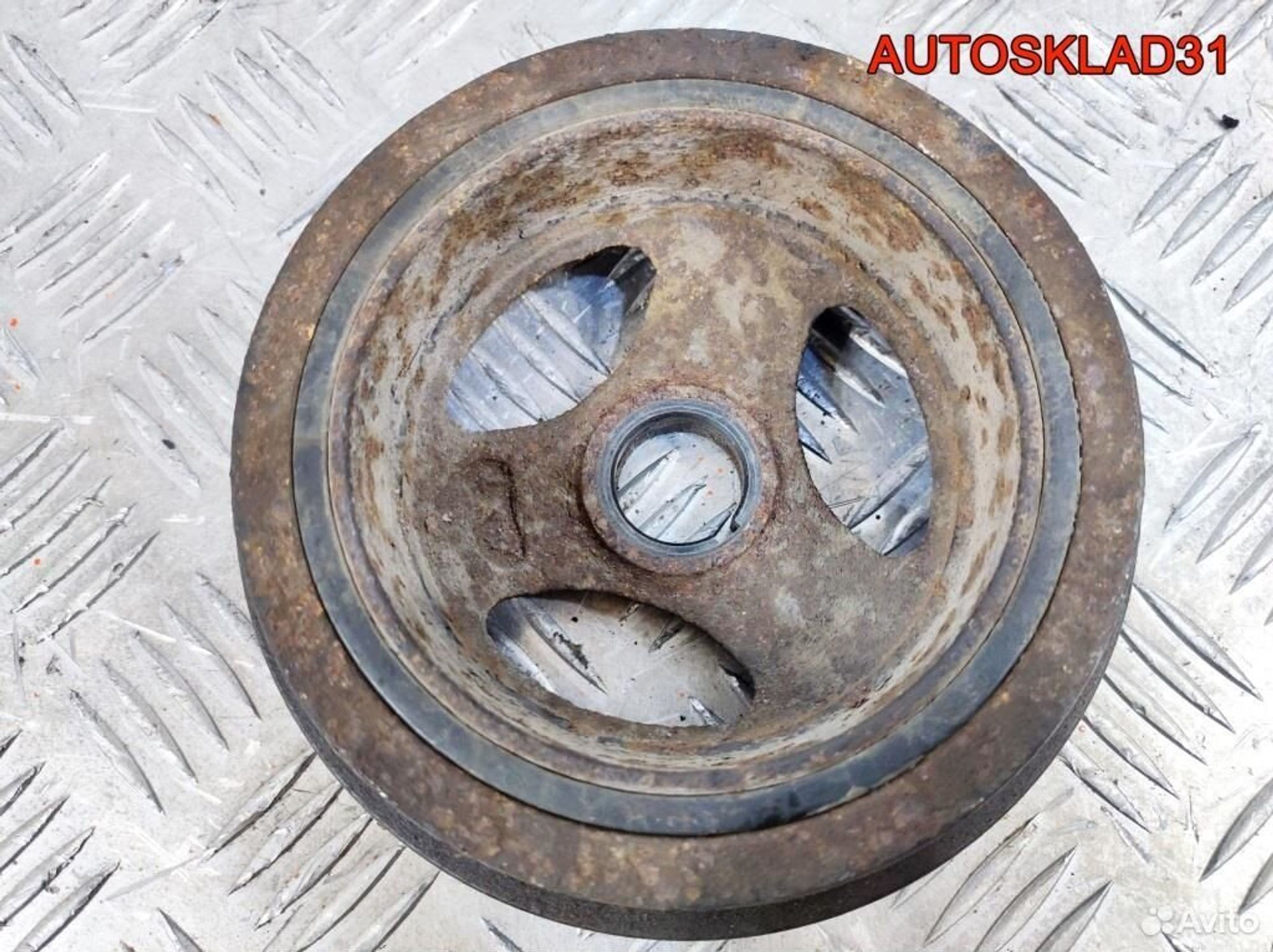 Шкив коленвала Hyundai Getz 1.3 G4EA Бензин, 1700 рублей, Дубовое