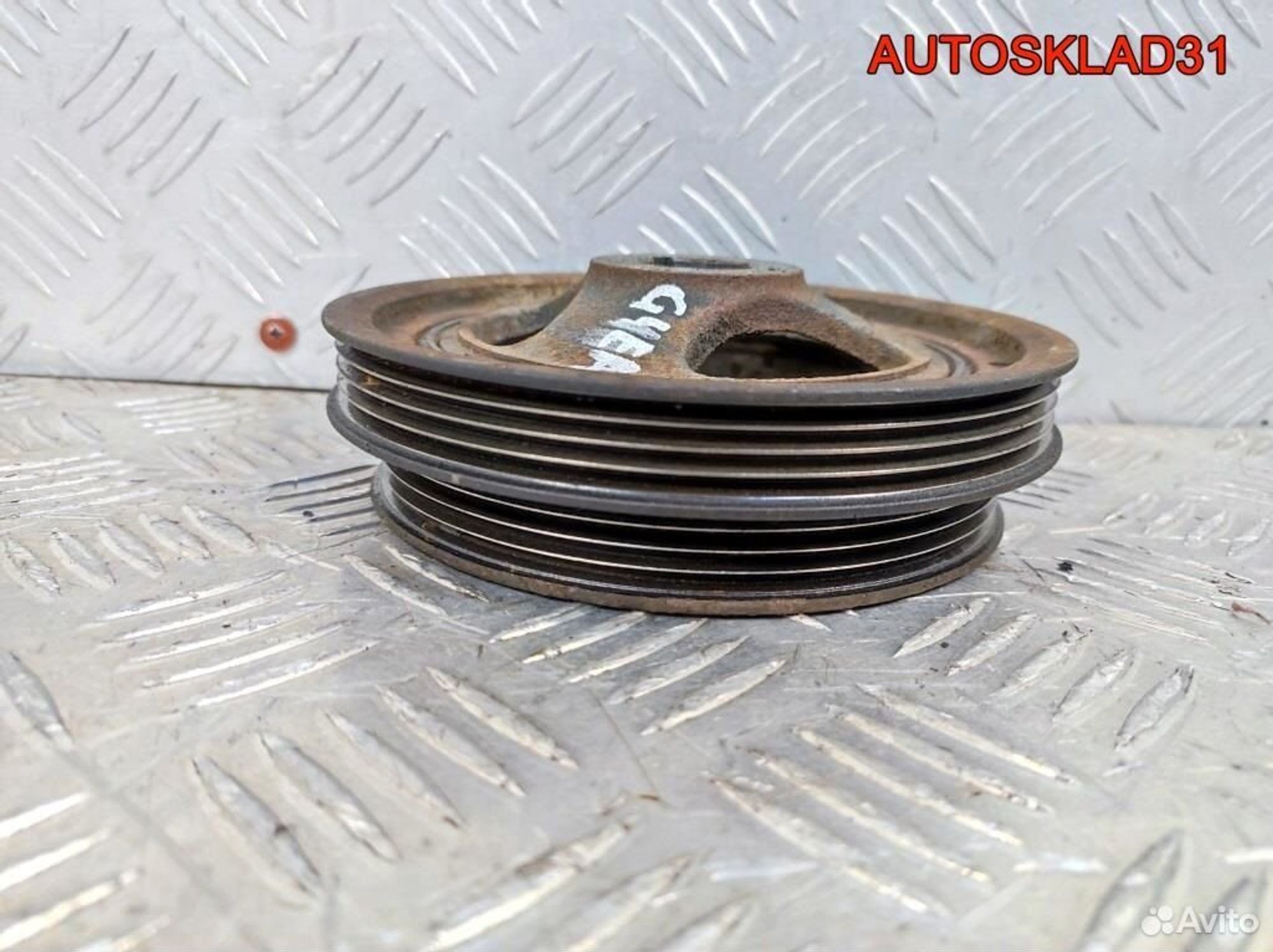 Шкив коленвала Hyundai Getz 1.3 G4EA Бензин, 1700 рублей, Дубовое