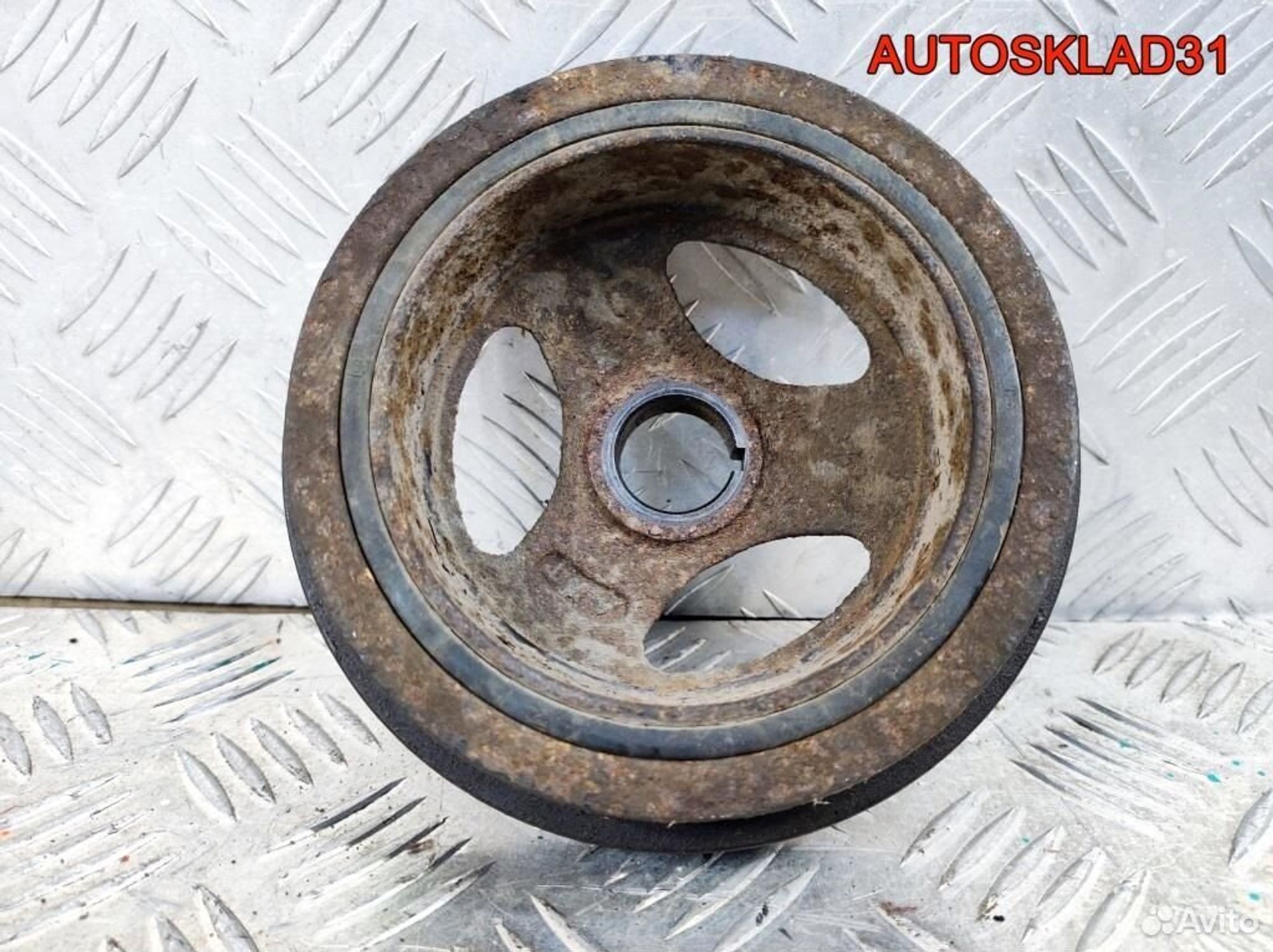 Шкив коленвала Hyundai Getz 1.3 G4EA Бензин, 1700 рублей, Дубовое