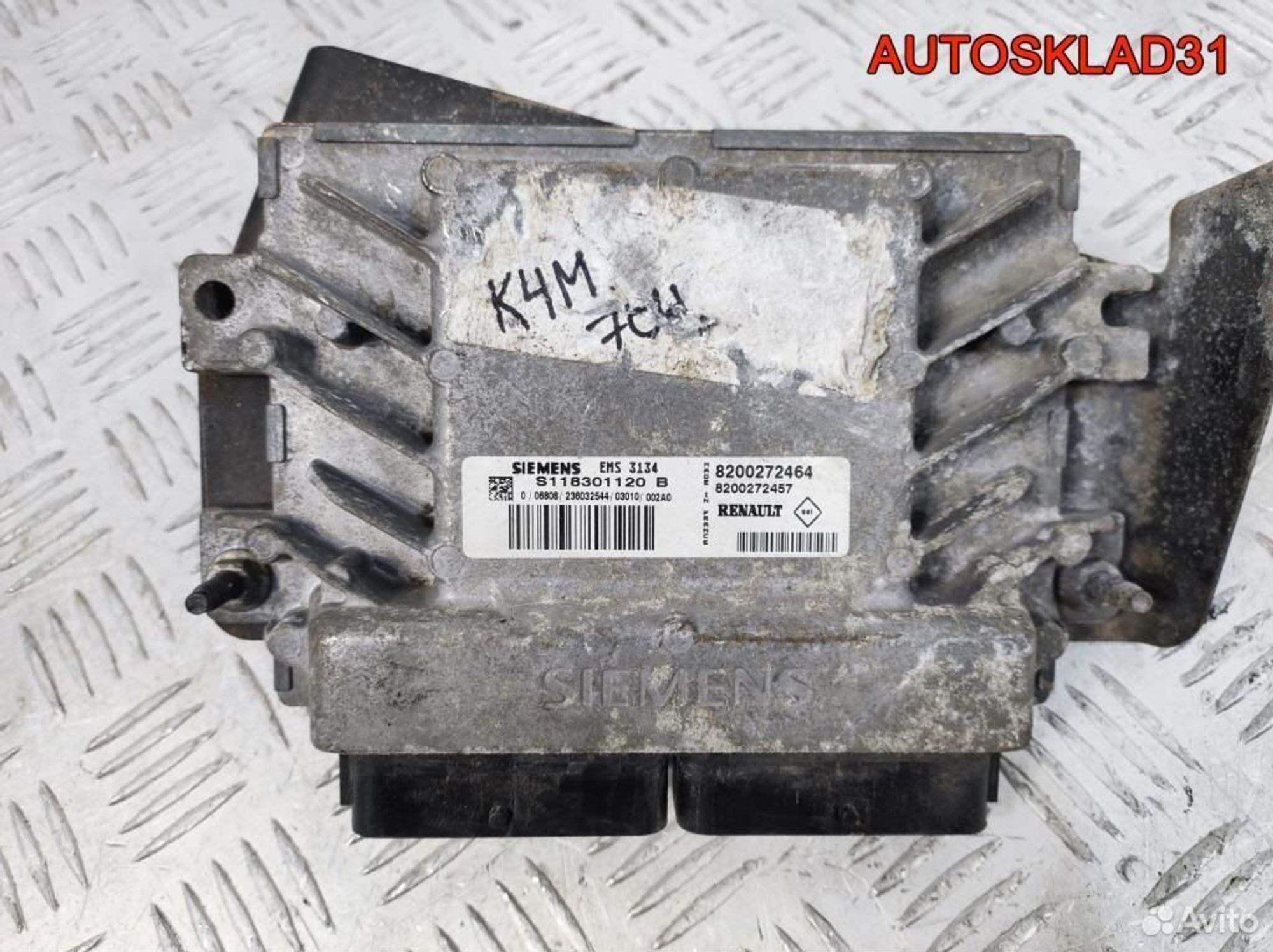 Блок эбу Renault Megane 1 1.6 K4M 704 8200272464, 4100 рублей, Дубовое