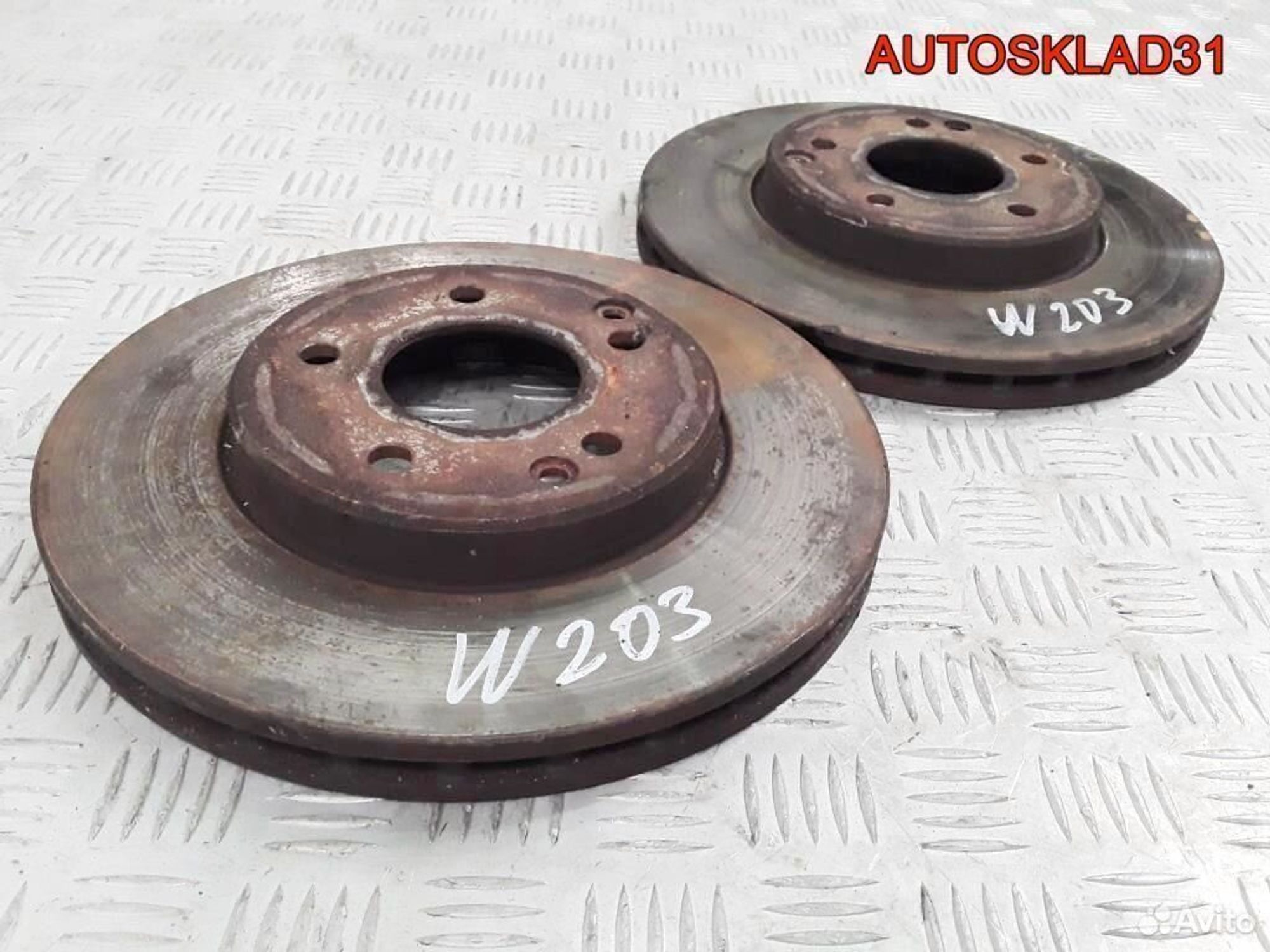 Диск тормозной передний Mercedes W203 A2104210712, 1100 рублей, Дубовое