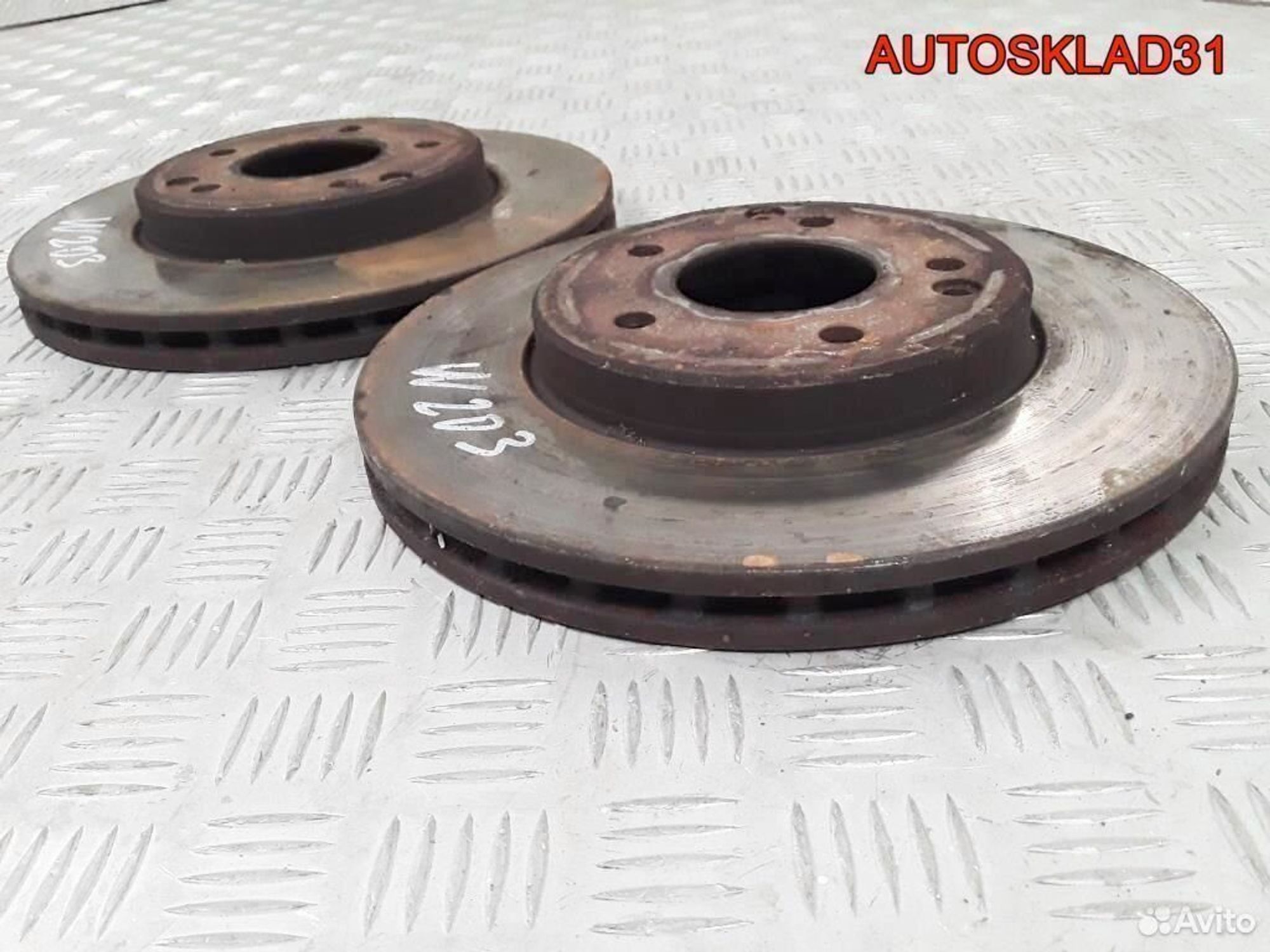 Диск тормозной передний Mercedes W203 A2104210712, 1100 рублей, Дубовое