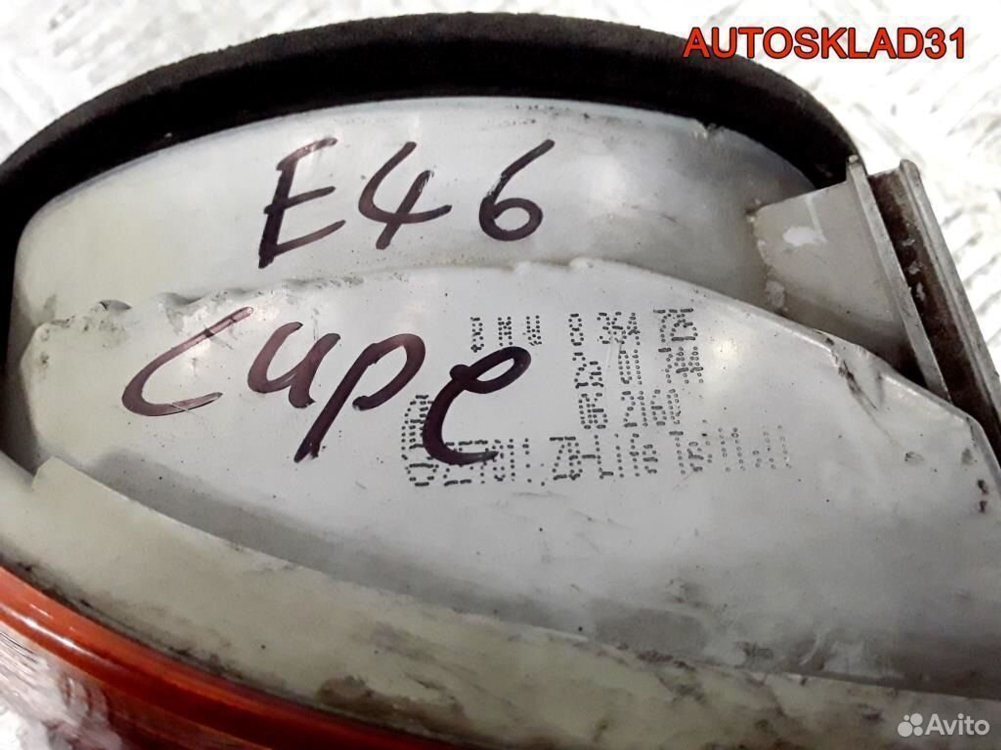 Фонарь задний наружный левый BMW E46 63218364725, 3600 рублей, Дубовое