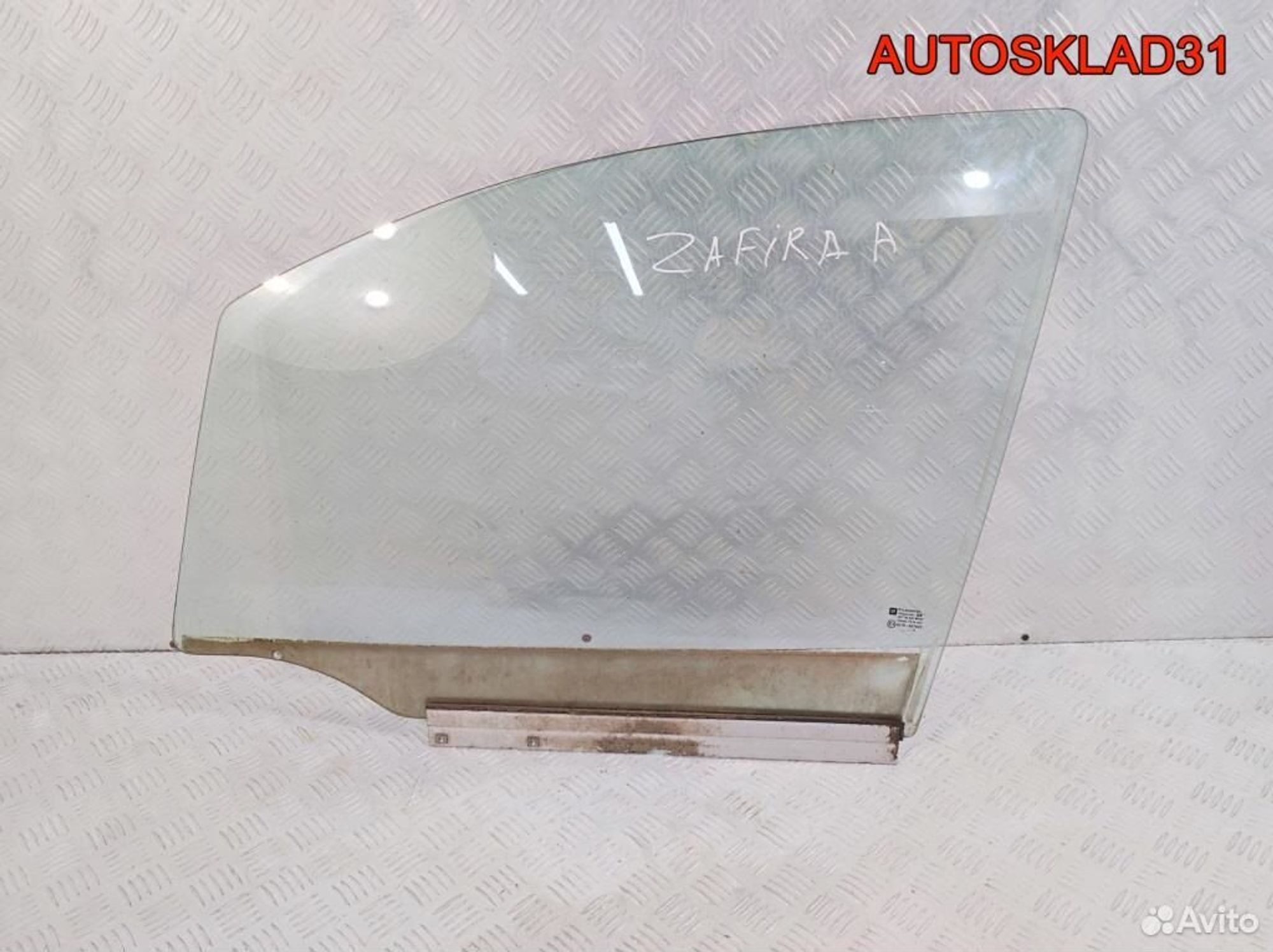 Стекло двери передней левой Opel Zafira A 90579659, 1700 рублей, Дубовое