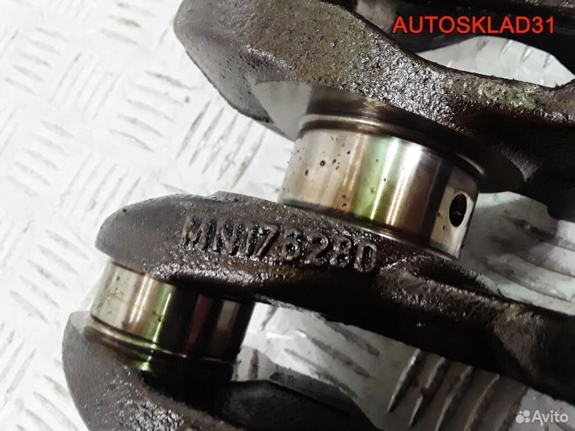 Коленвал Mitsubishi Colt 1,3 4A90 MN176280 Бензин, 9000 рублей, Дубовое