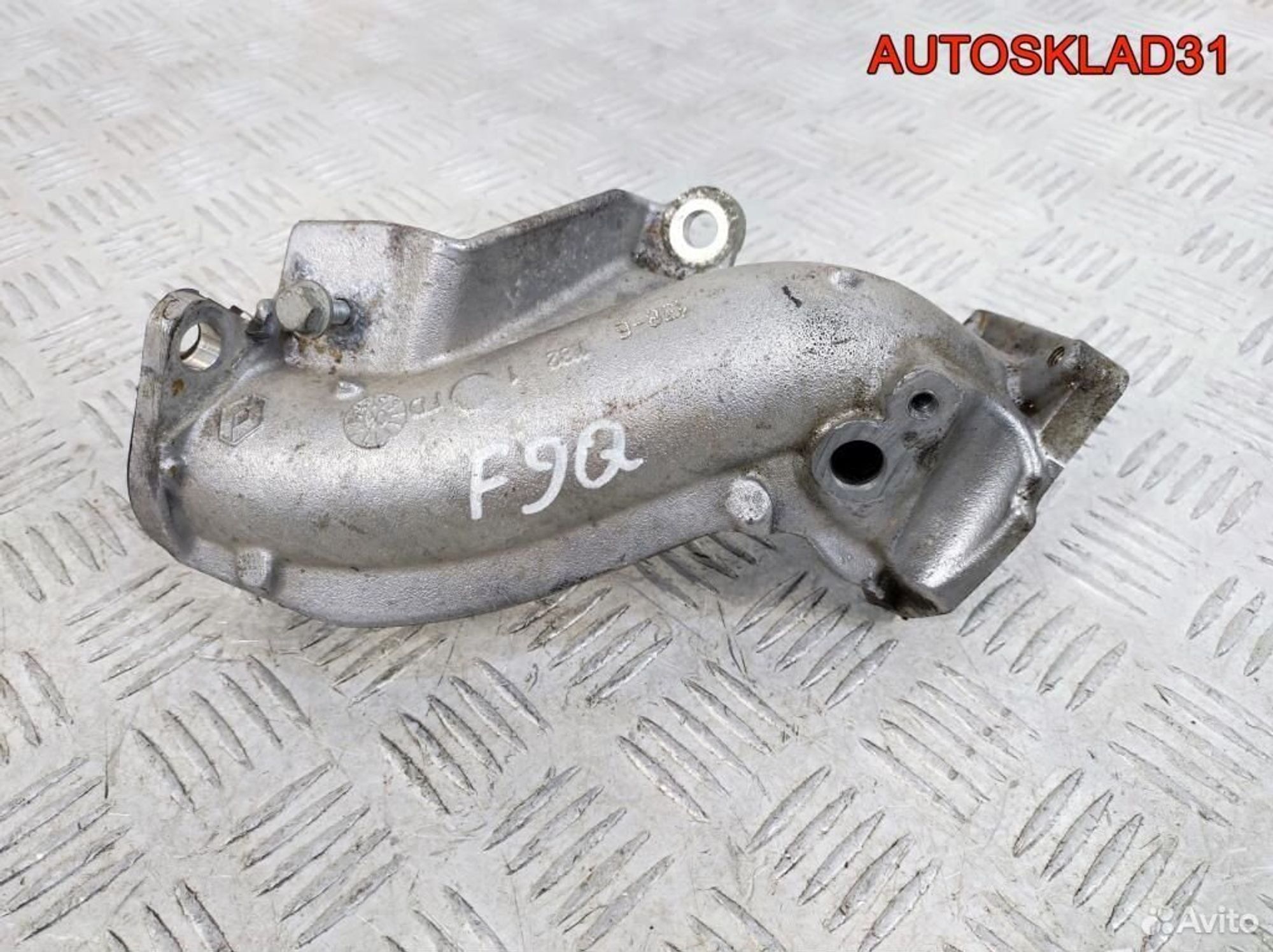 Патрубок интеркулера Renault Scenic 1.9 F9Q Дизель, 600 рублей, Дубовое