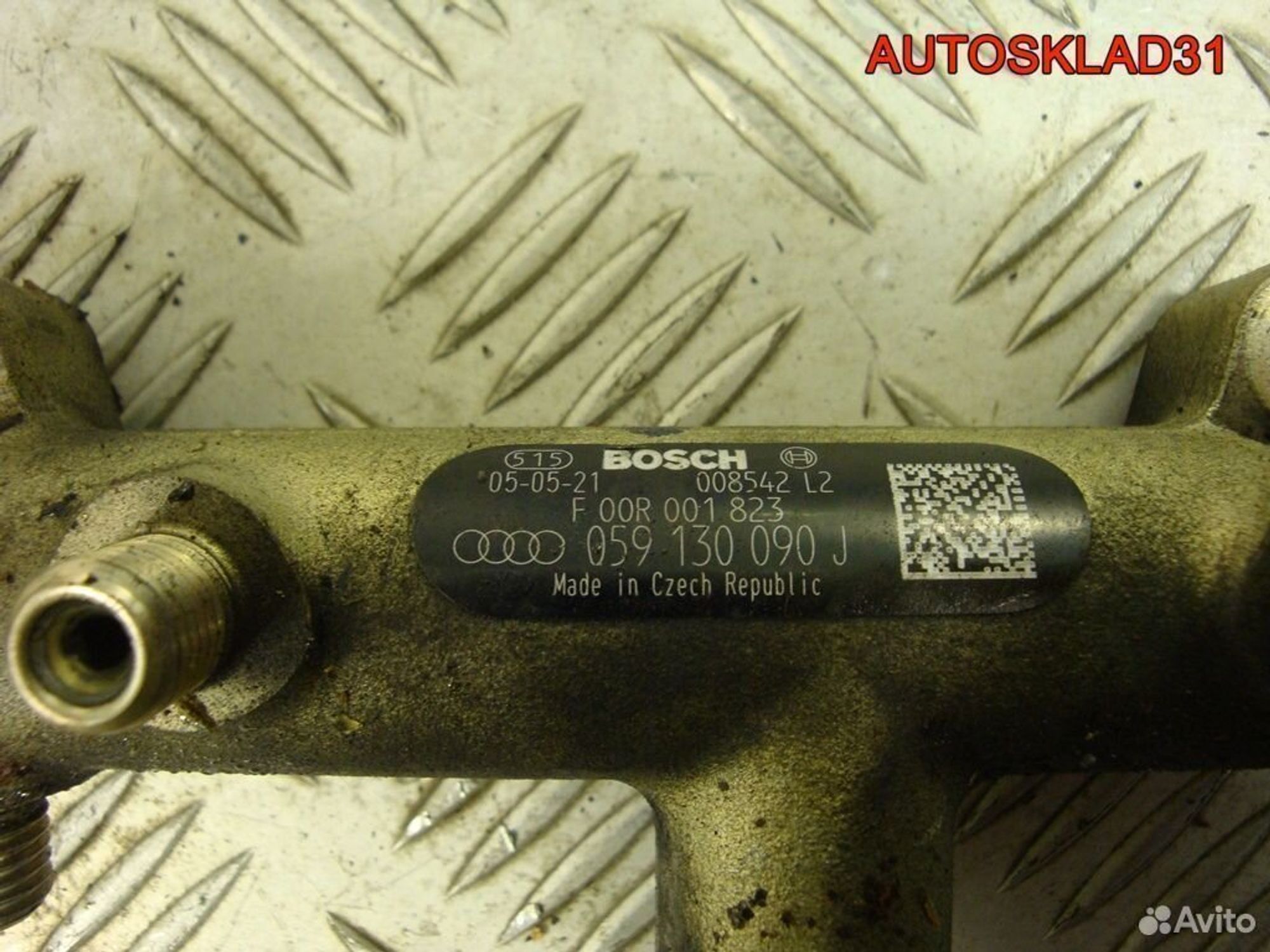 Рейка топливная рампа Audi А6 C6 059130090J, 2700 рублей, Дубовое