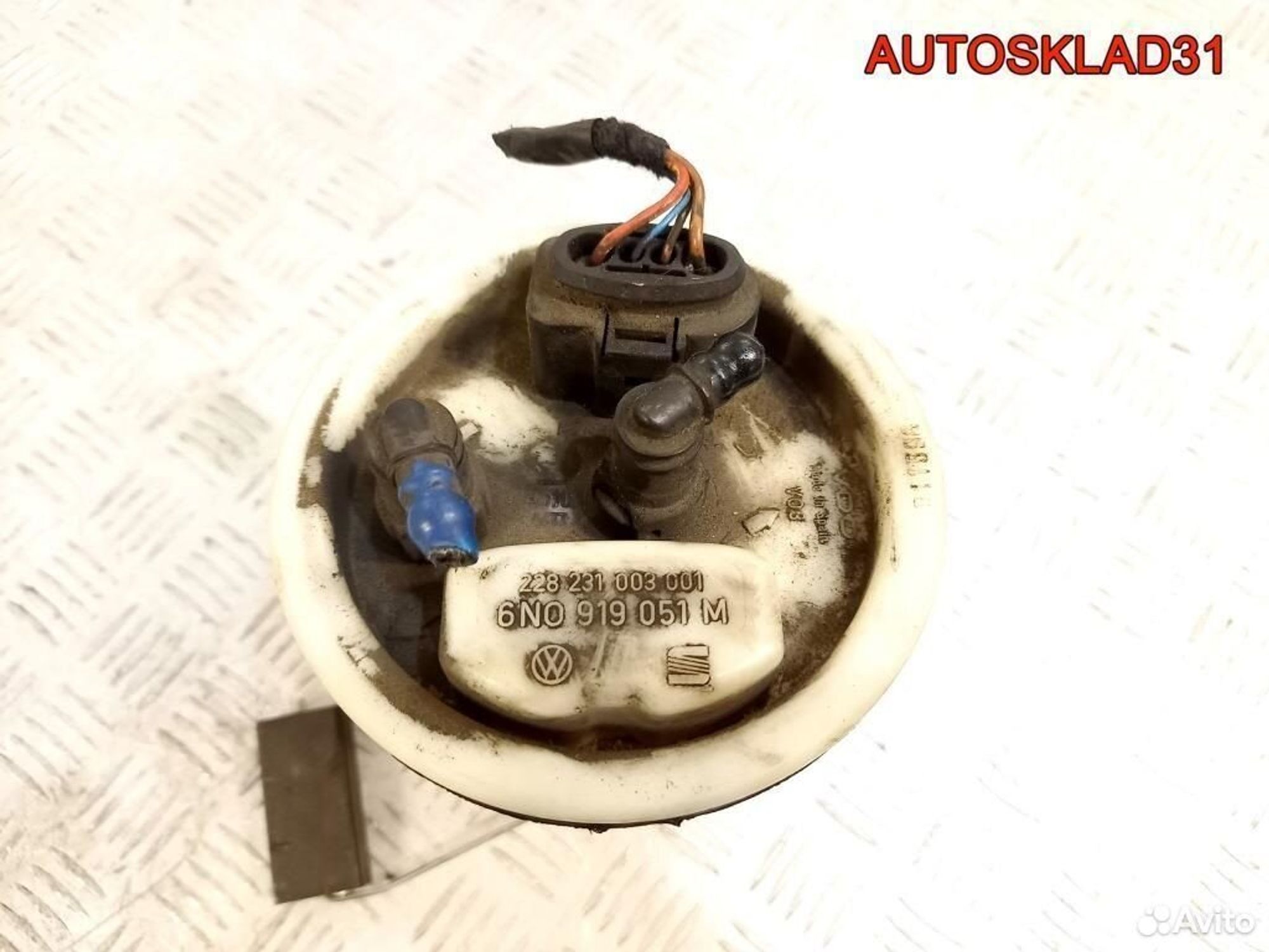 Насос топливный Volkswagen Polo 6N0919051M Бензин, 1700 рублей, Дубовое