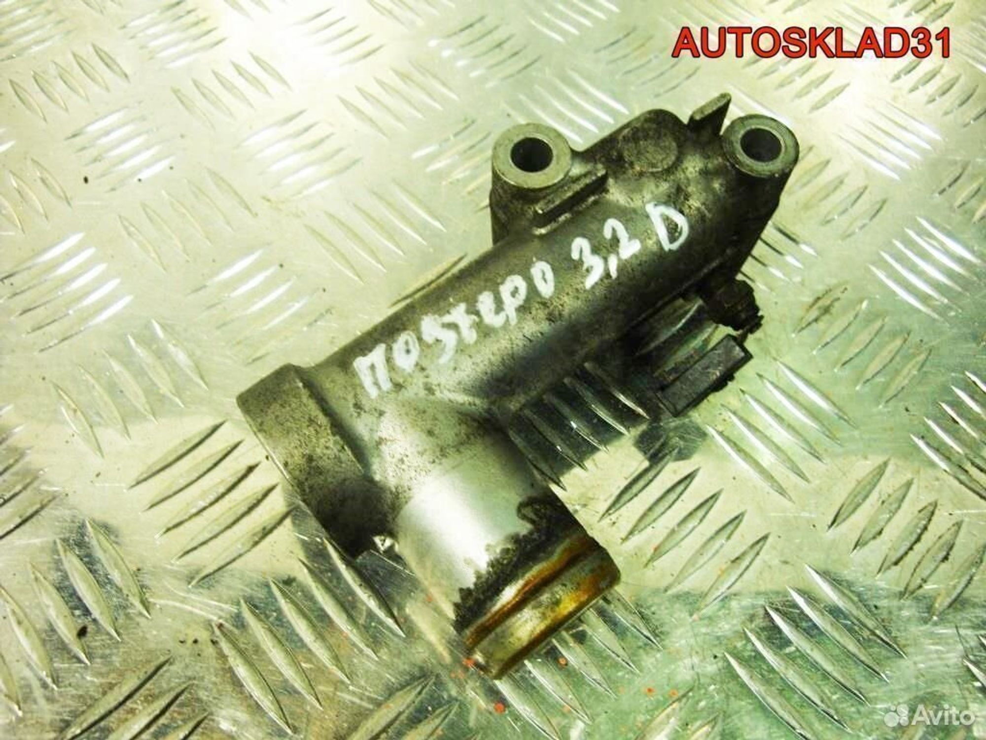 Фланец системы охлаждения Pajero 3 3,2 4М41, 600 рублей, Дубовое