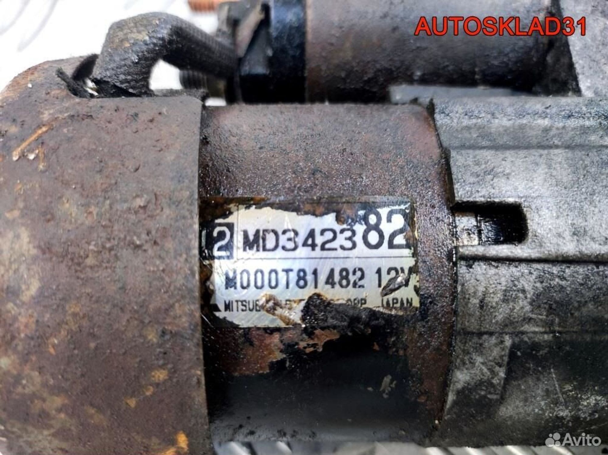 Стартер Mitsubishi Galant EA 2.5 6A13 MD342382, 5200 рублей, Дубовое