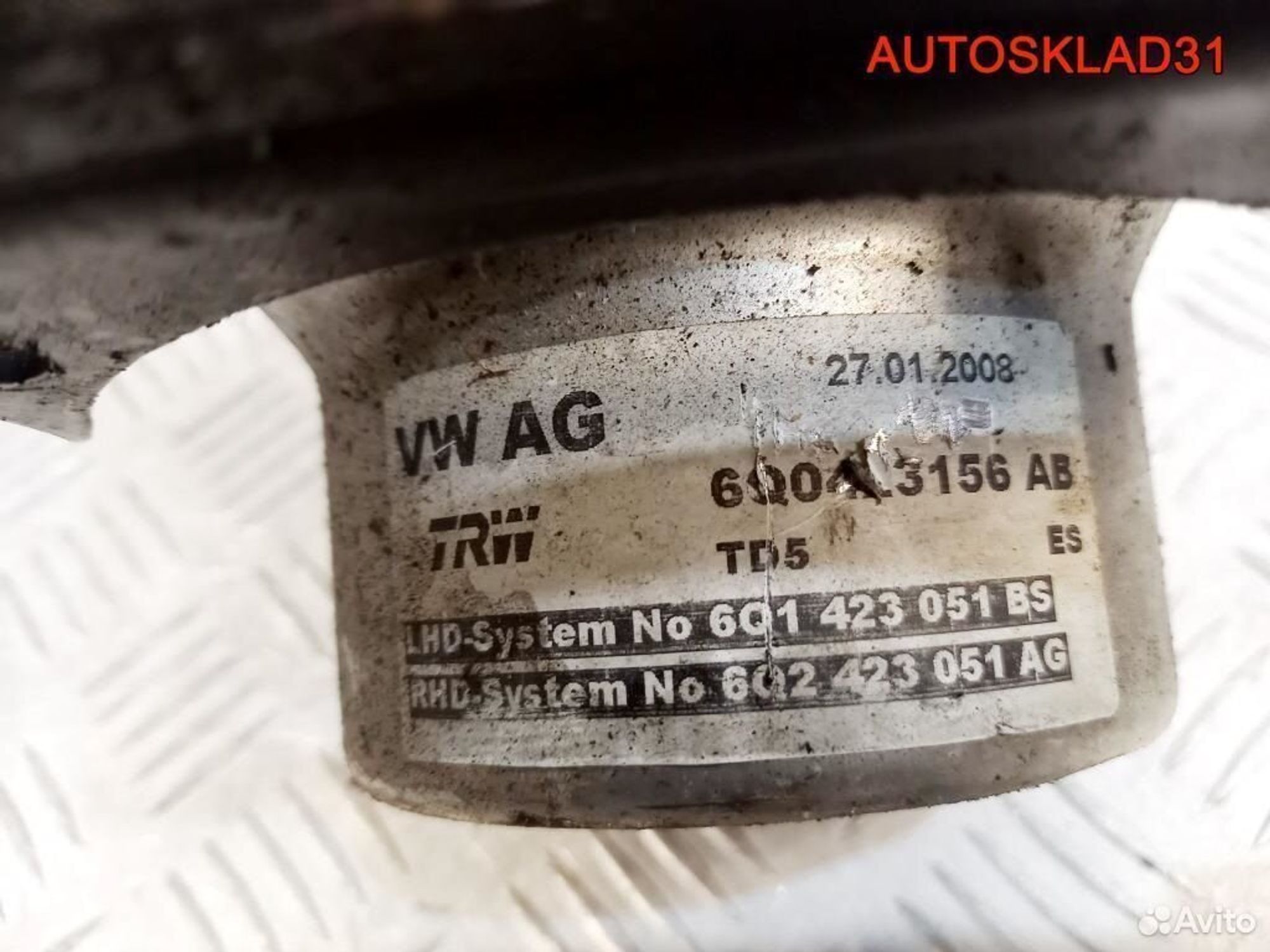 Насос эгур Volkswagen Polo 4 6Q0423156AB, 10800 рублей, Дубовое