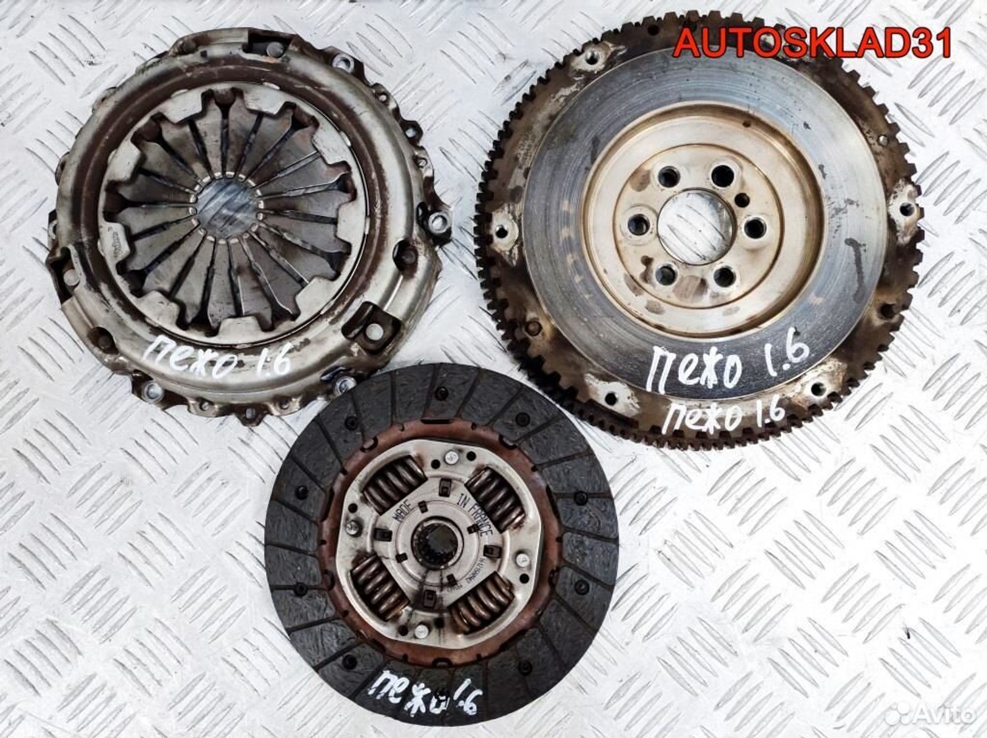 Комплект сцепления Peugeot 307 1.6 NFU 193442, 5400 рублей, Дубовое