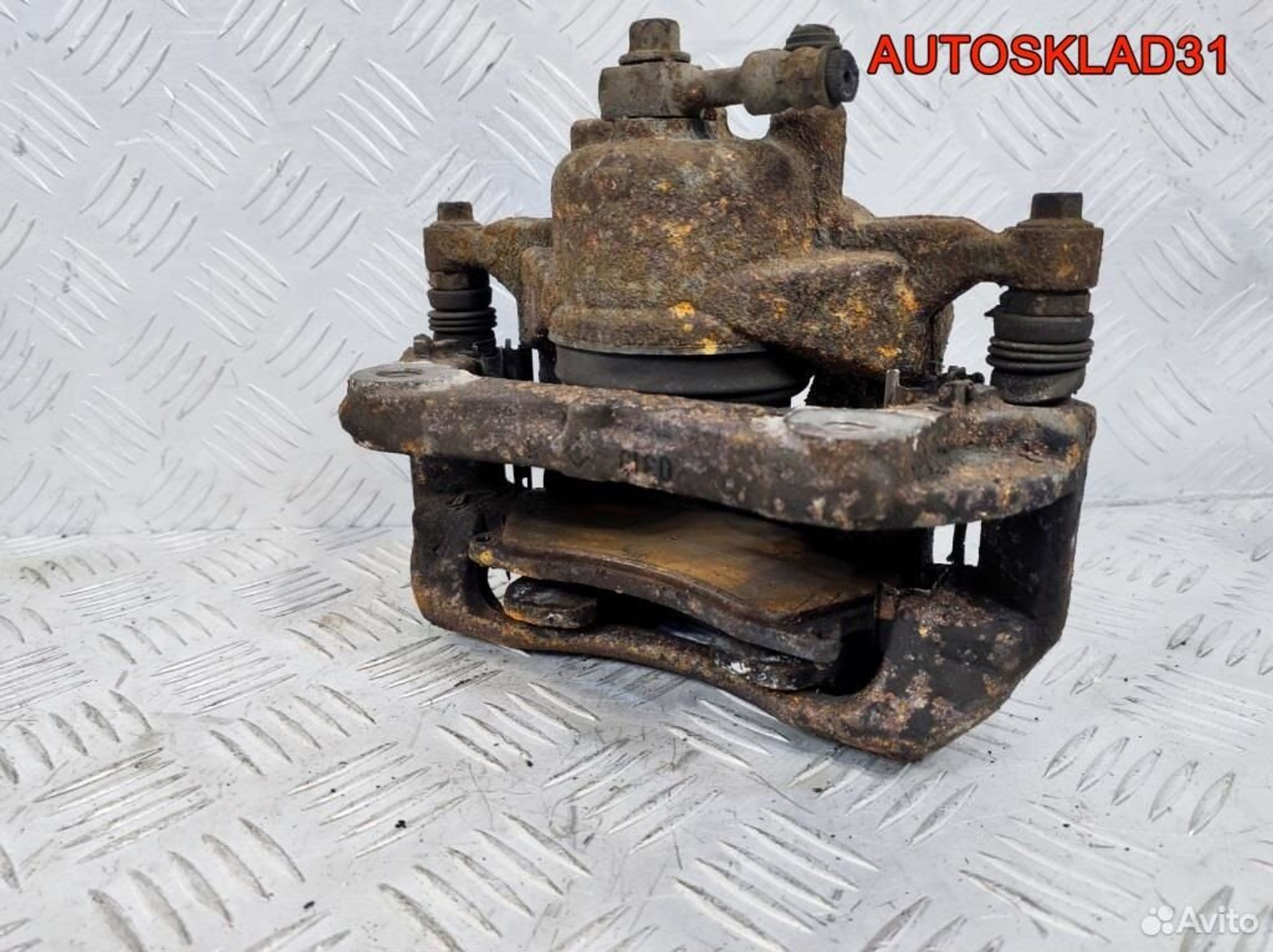 Суппорт тормозной перед правый Opel Astra J Бензин, 2100 рублей, Дубовое