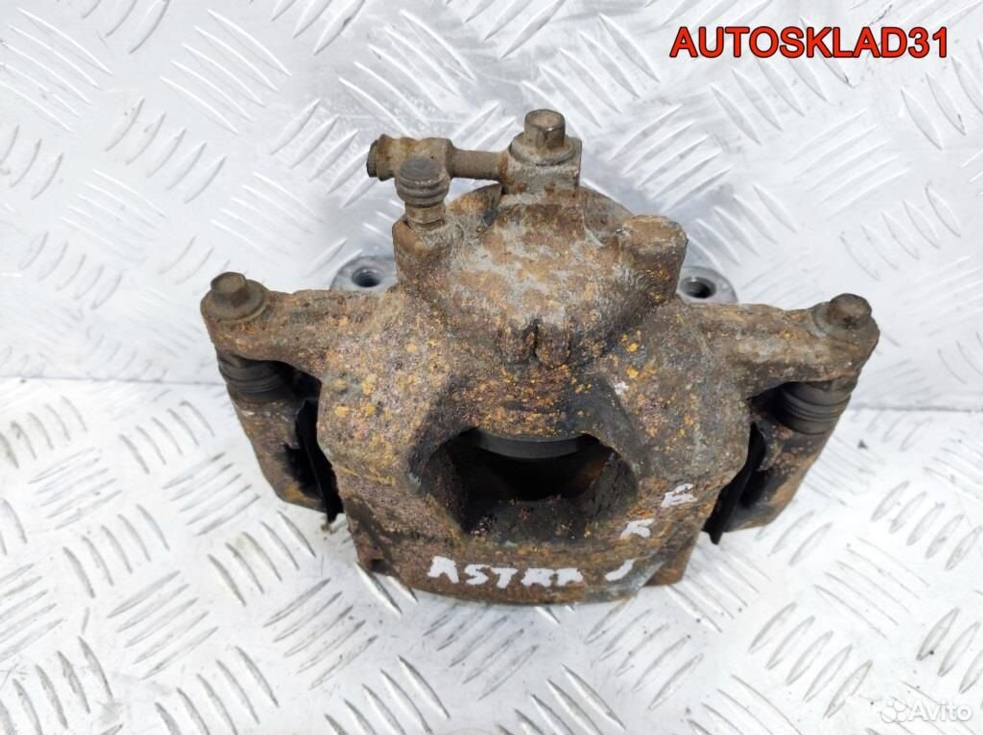 Суппорт тормозной перед правый Opel Astra J Бензин, 2100 рублей, Дубовое