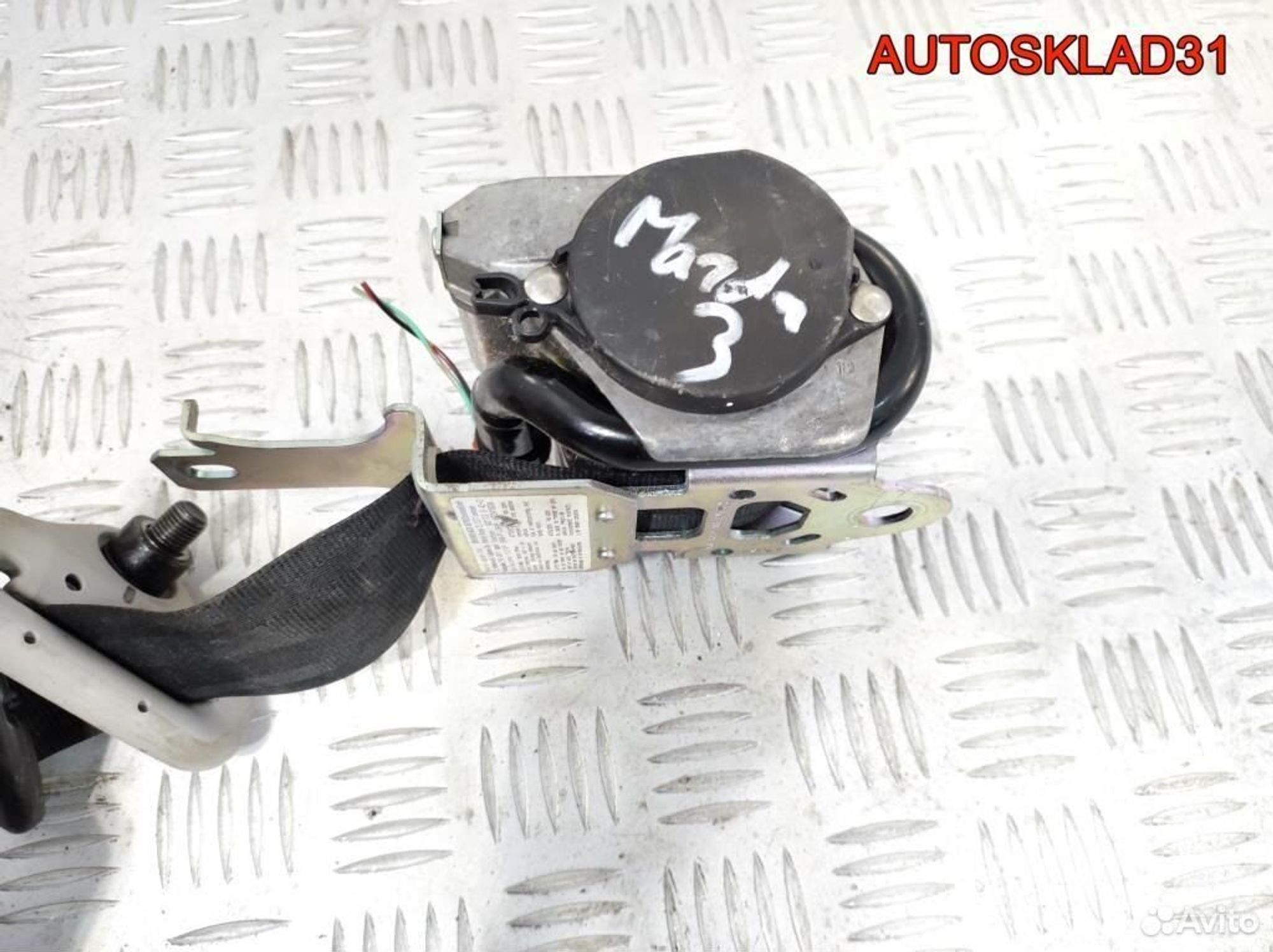 Ремень безопасности передний правый Mazda 3 BK, 1700 рублей, Дубовое