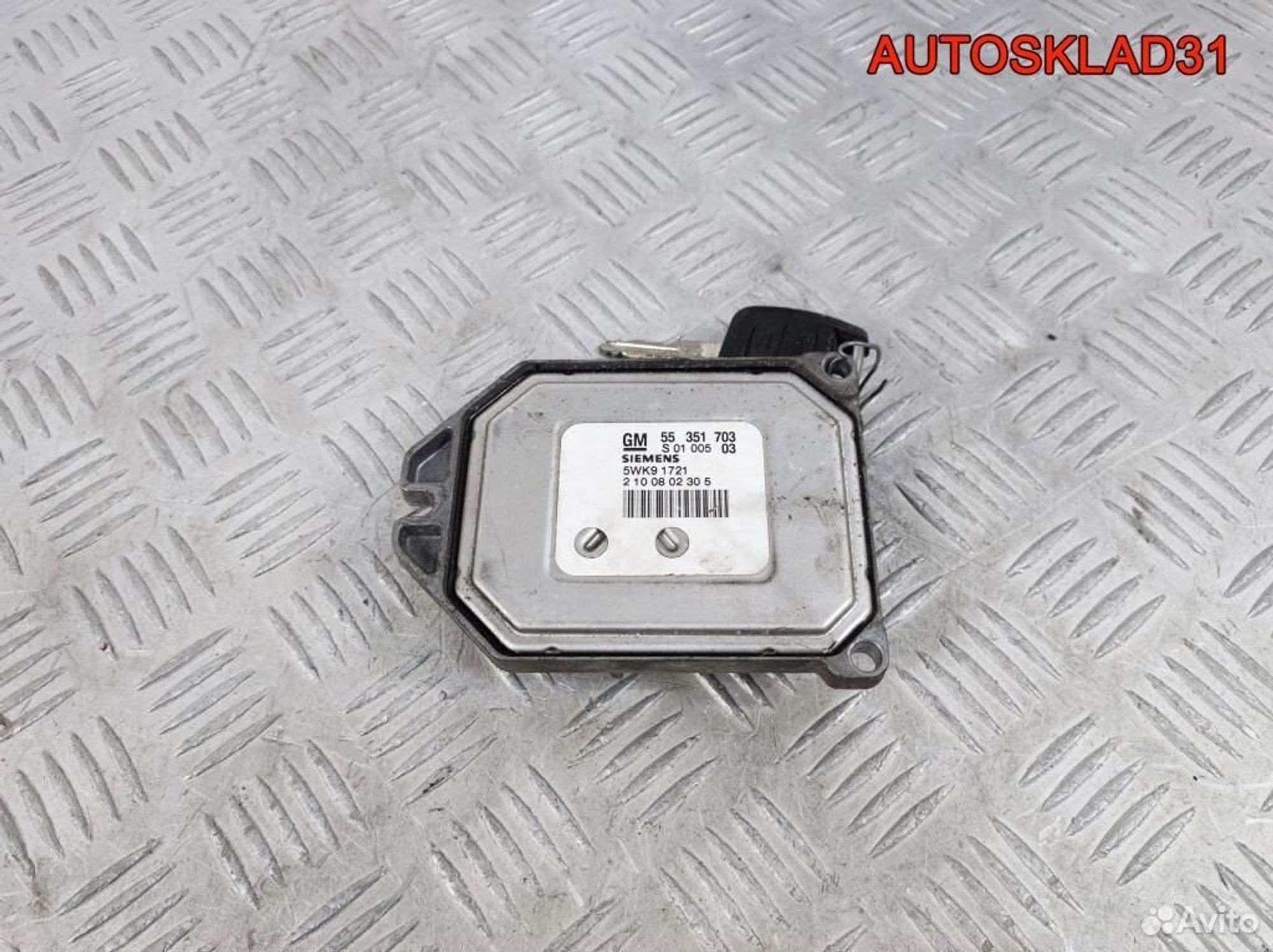 Блок Эбу Opel Astra G 1.8 Z18XE 55351703 Бензин, 12200 рублей, Дубовое