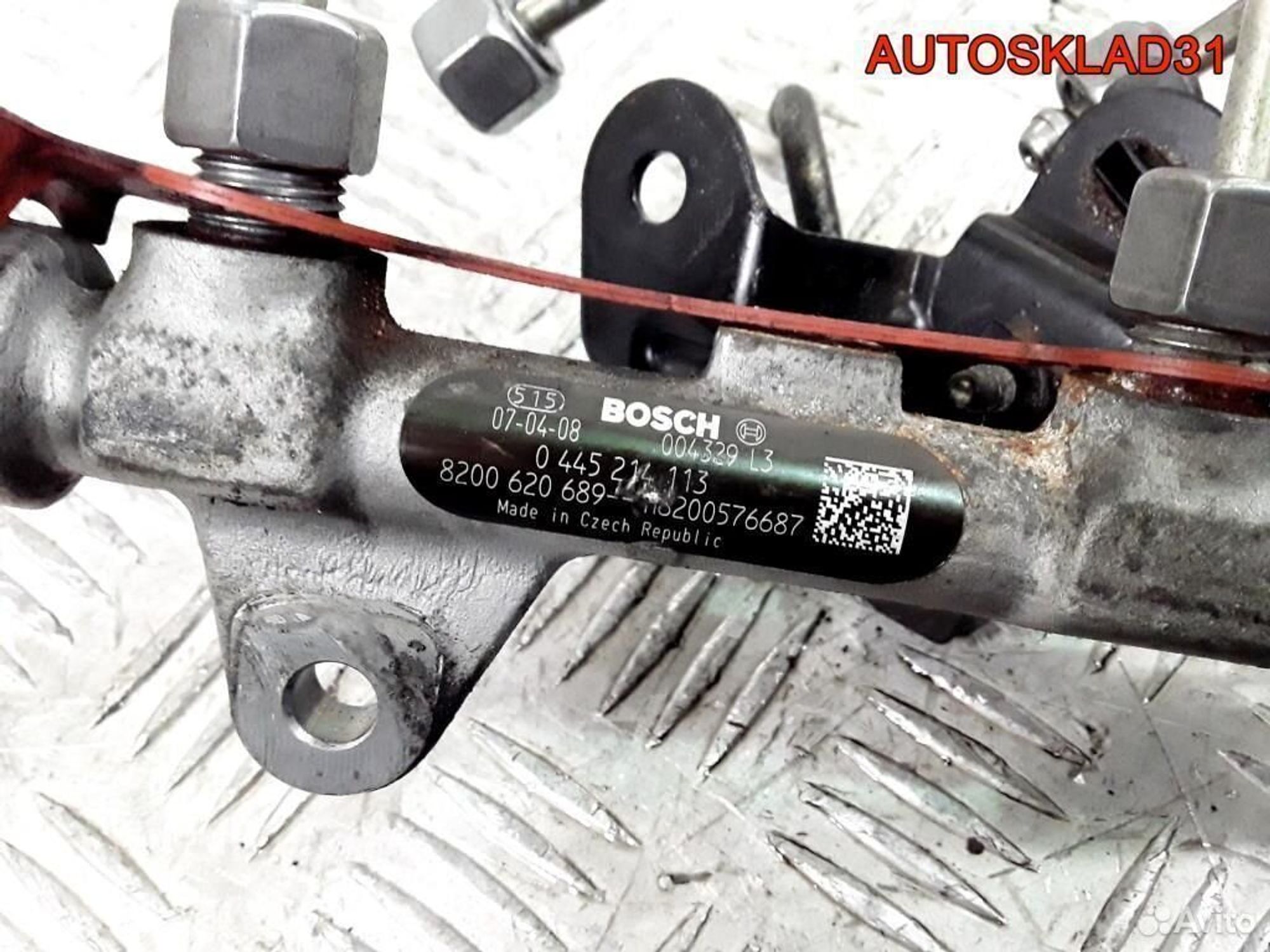 Рейка топливная Renault Megane 2 F9Q 8200620689, 1700 рублей, Дубовое