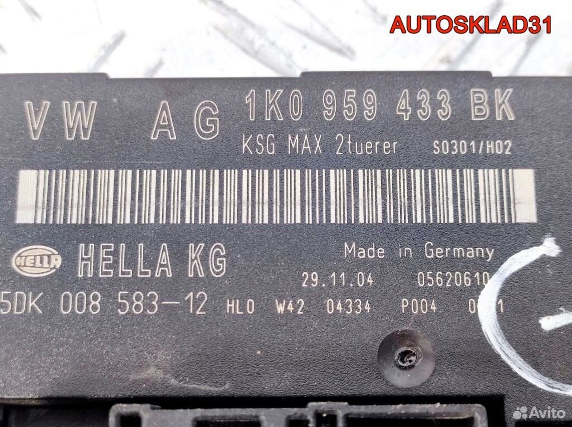 Блок комфорта Volkswagen Golf 5 1K0959433BK, 1300 рублей, Дубовое