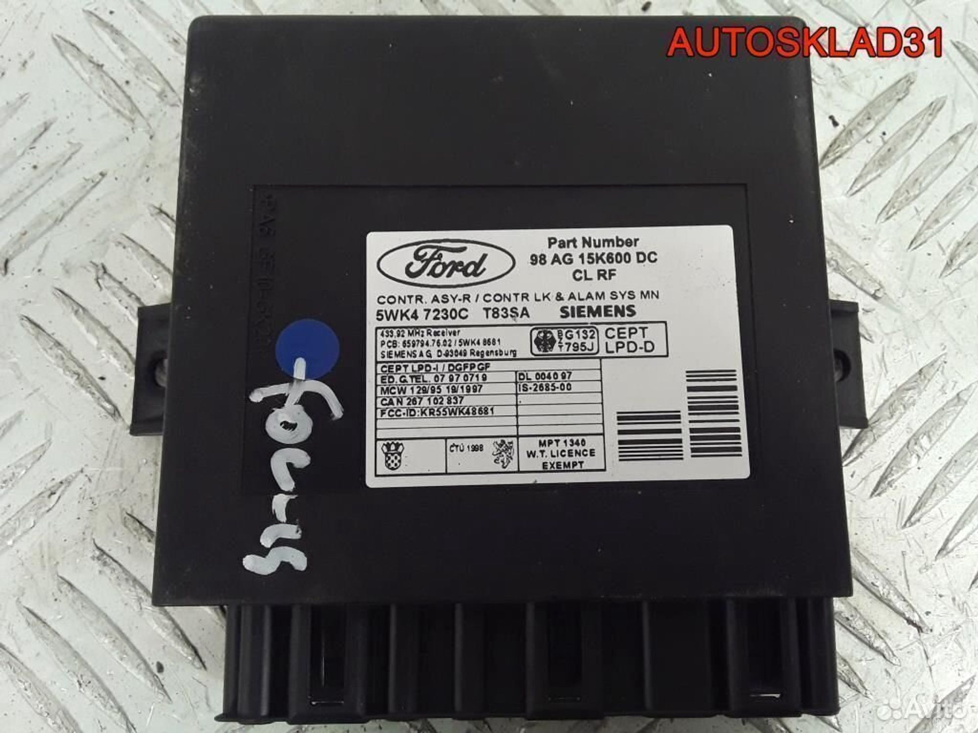 Блок комфорта Ford Focus 1 98ag15k600dc, 1100 рублей, Дубовое