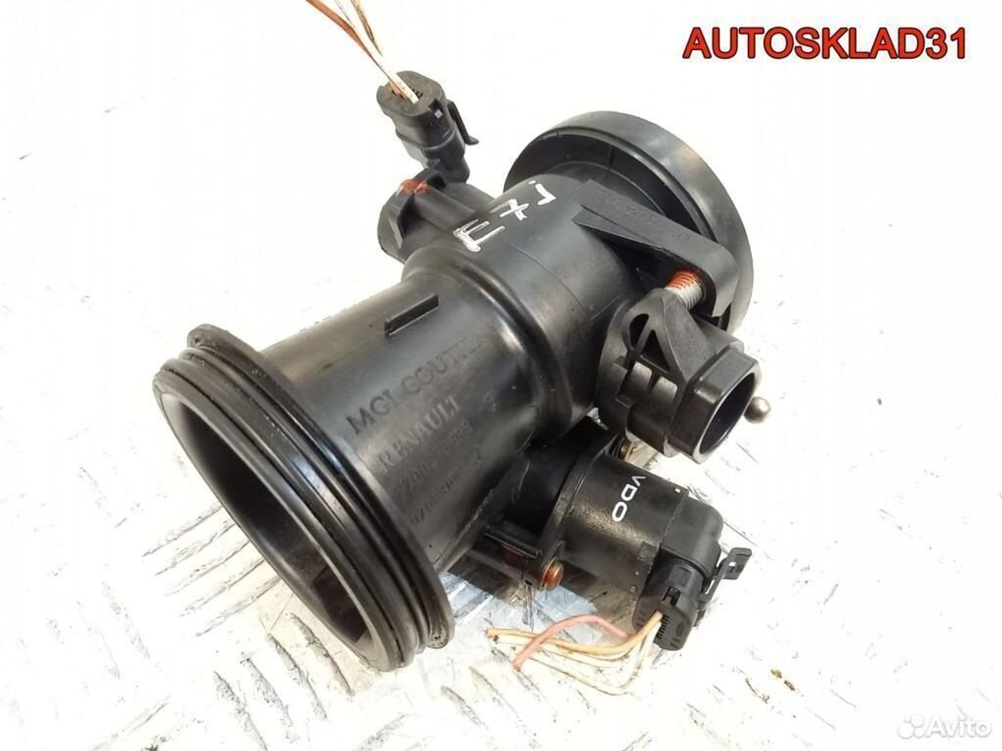 Заслонка дроссельная Renault Logan 1 77002736, 1800 рублей, Дубовое