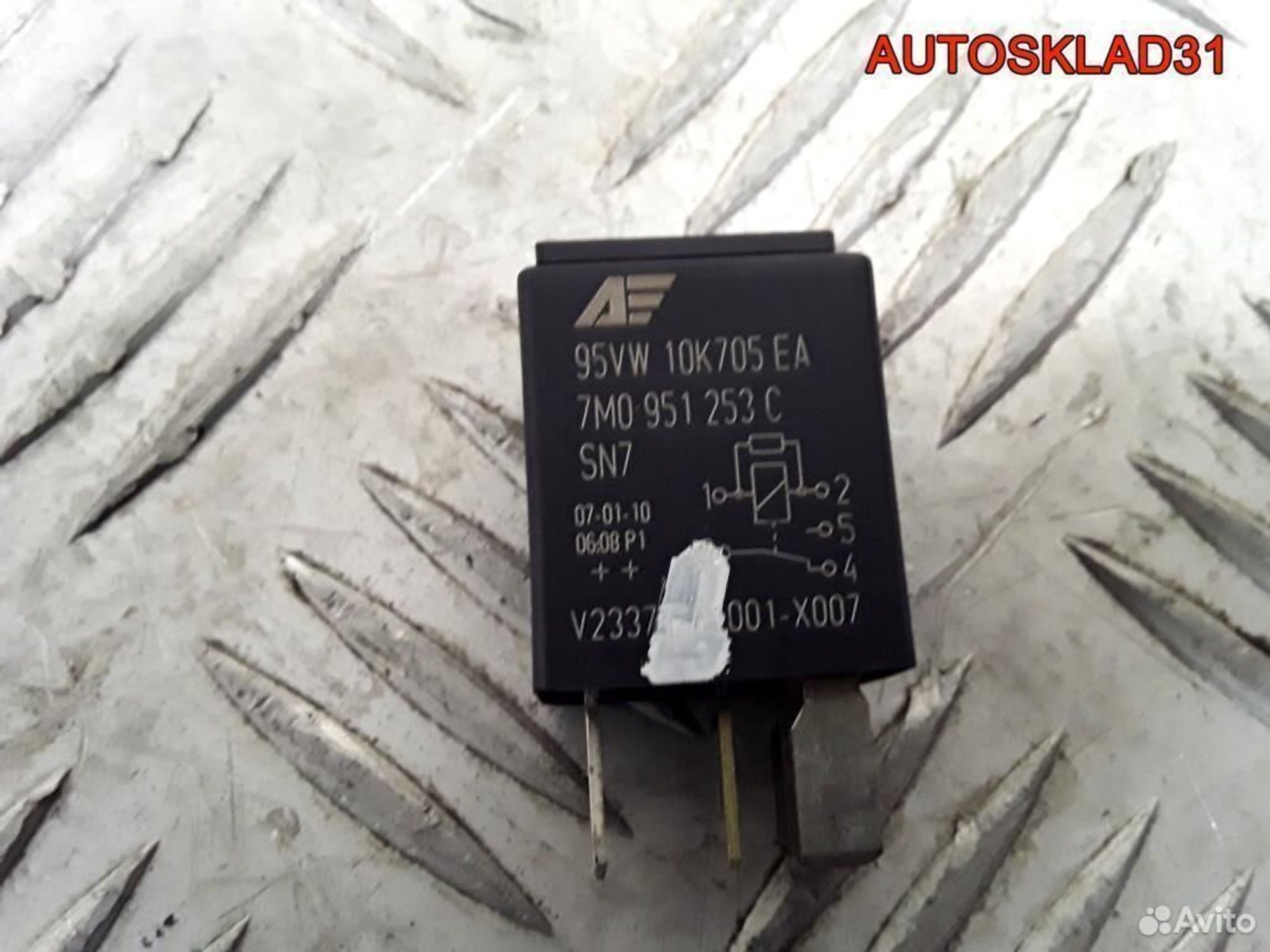 Реле Volkswagen Touareg 5,0 тди 7M0951253C, 600 рублей, Дубовое