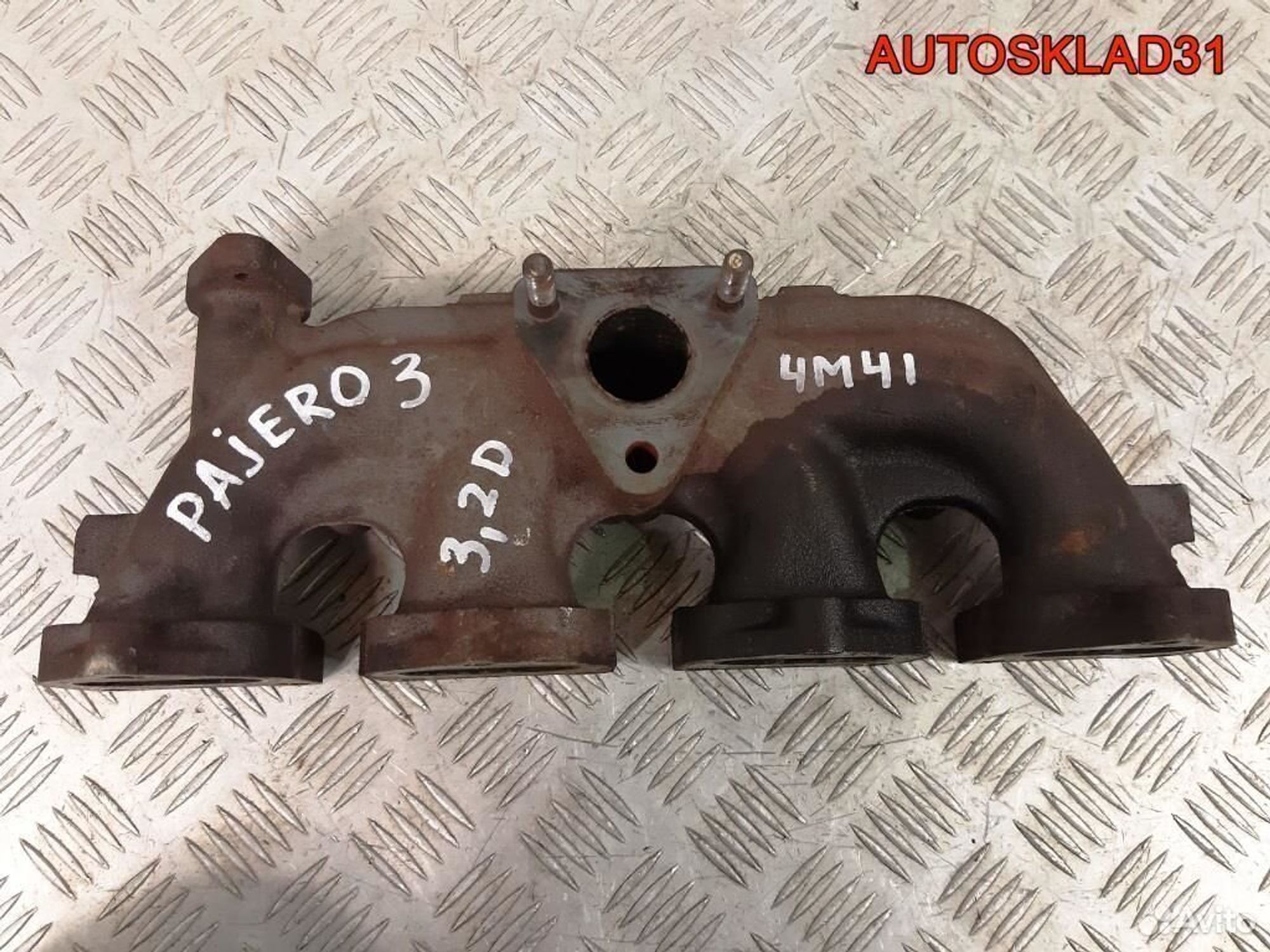 Коллектор выпускной Mitsubishi Pajero 3 ME203762, 500 рублей, Дубовое