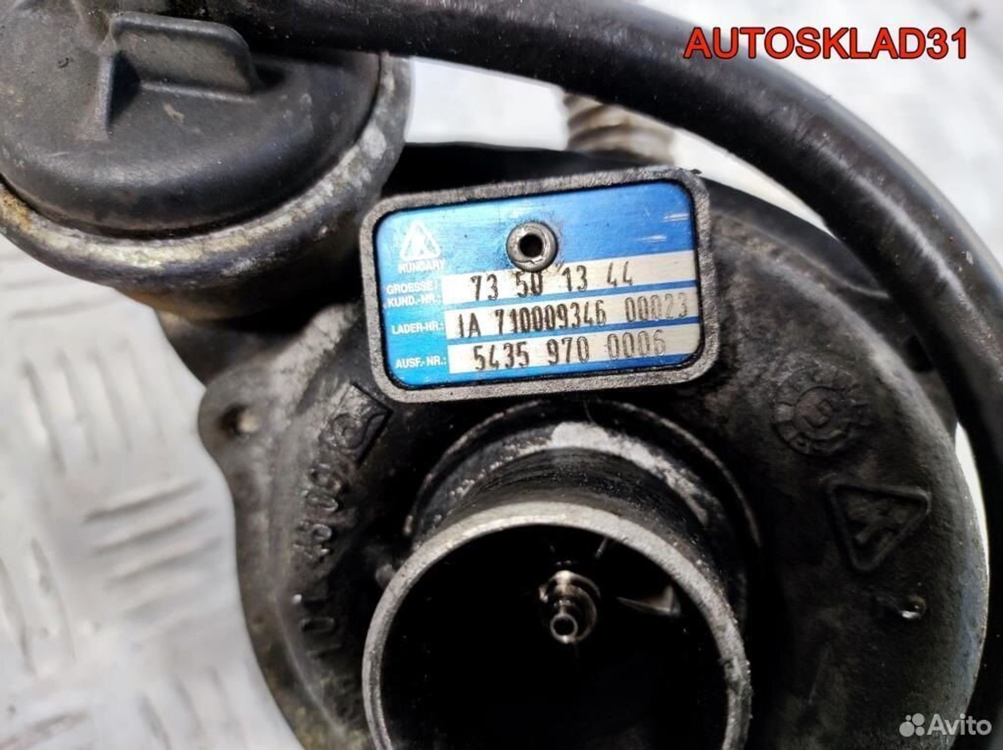 Турбина Opel Corsa C Z13DT 73501344 Дизель, 7000 рублей, Дубовое