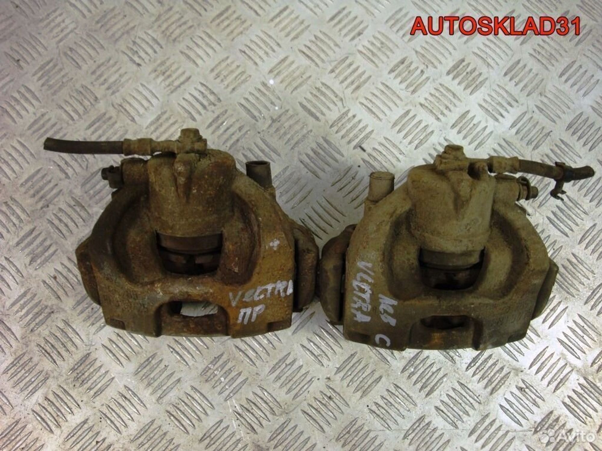 Суппорт тормозной передний Opel Vectra C, 1800 рублей, Дубовое