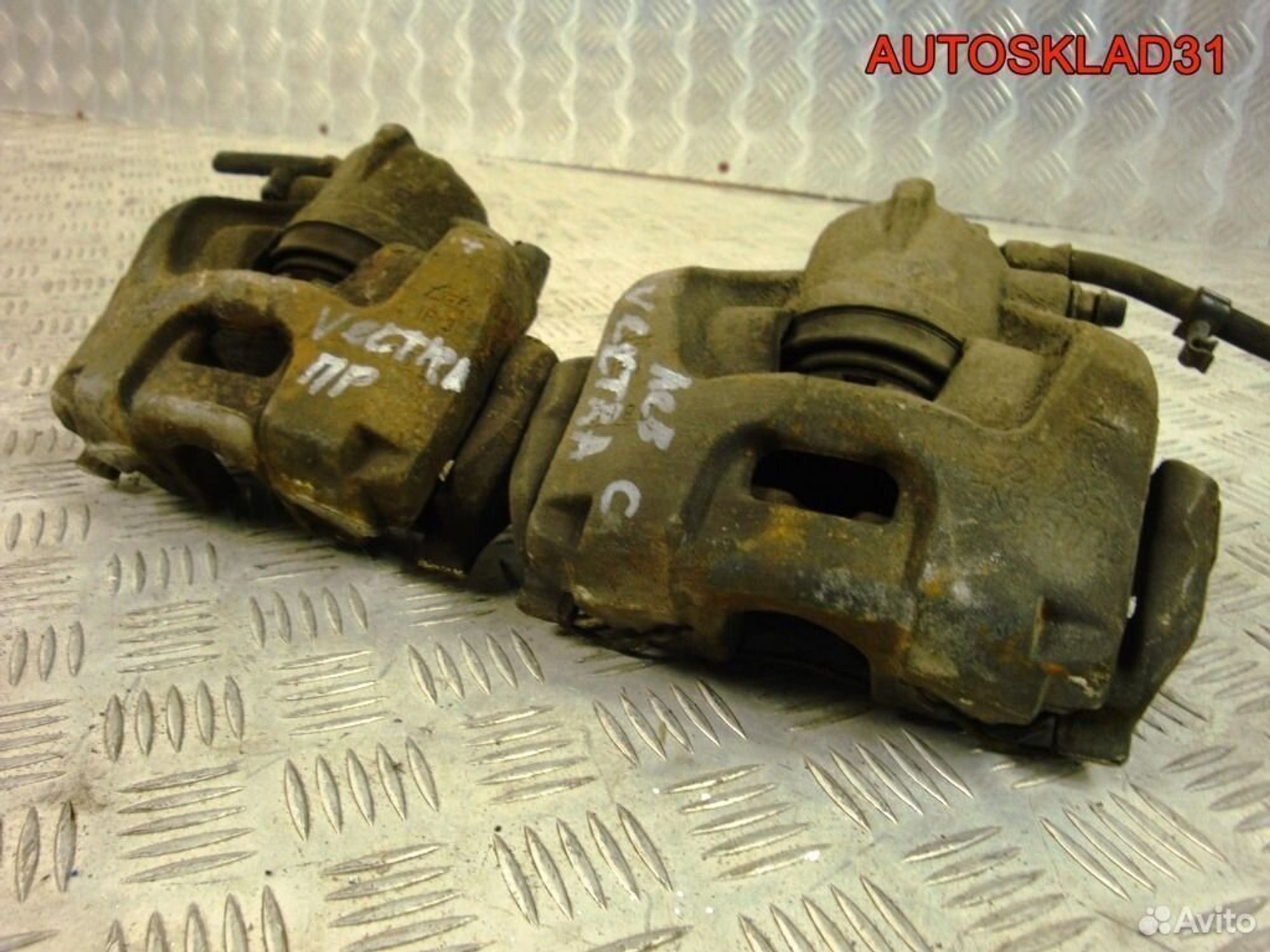 Суппорт тормозной передний Opel Vectra C, 1800 рублей, Дубовое