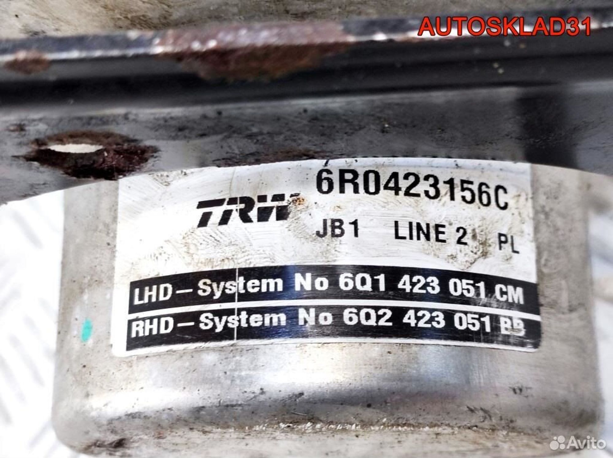 Насос ЭГУР Skoda Fabia 2 6R0423156C Бензин, 13500 рублей, Дубовое