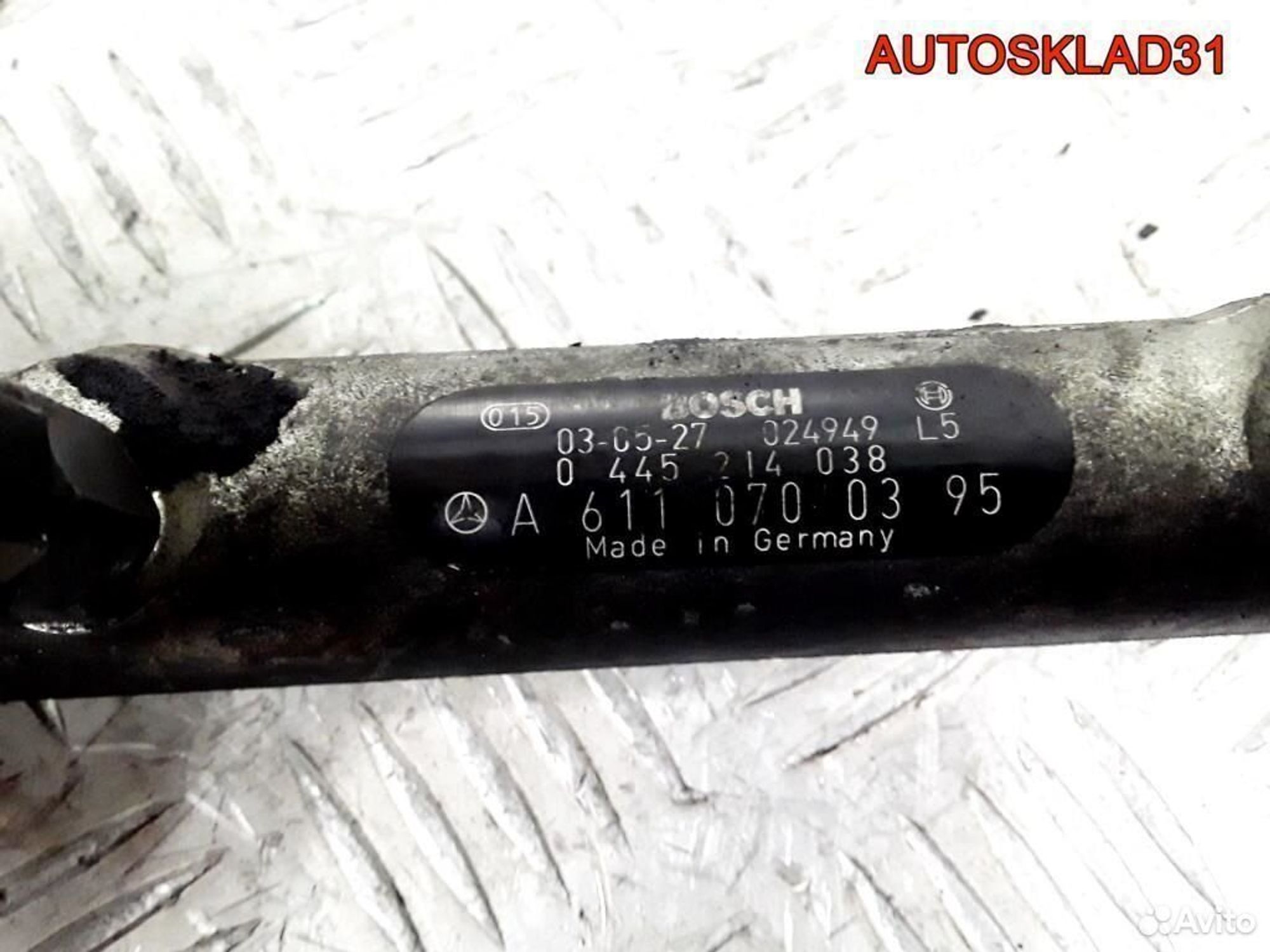 Рейка топливная Mercedes W203 2.2 646 A6110700395, 2900 рублей, Дубовое