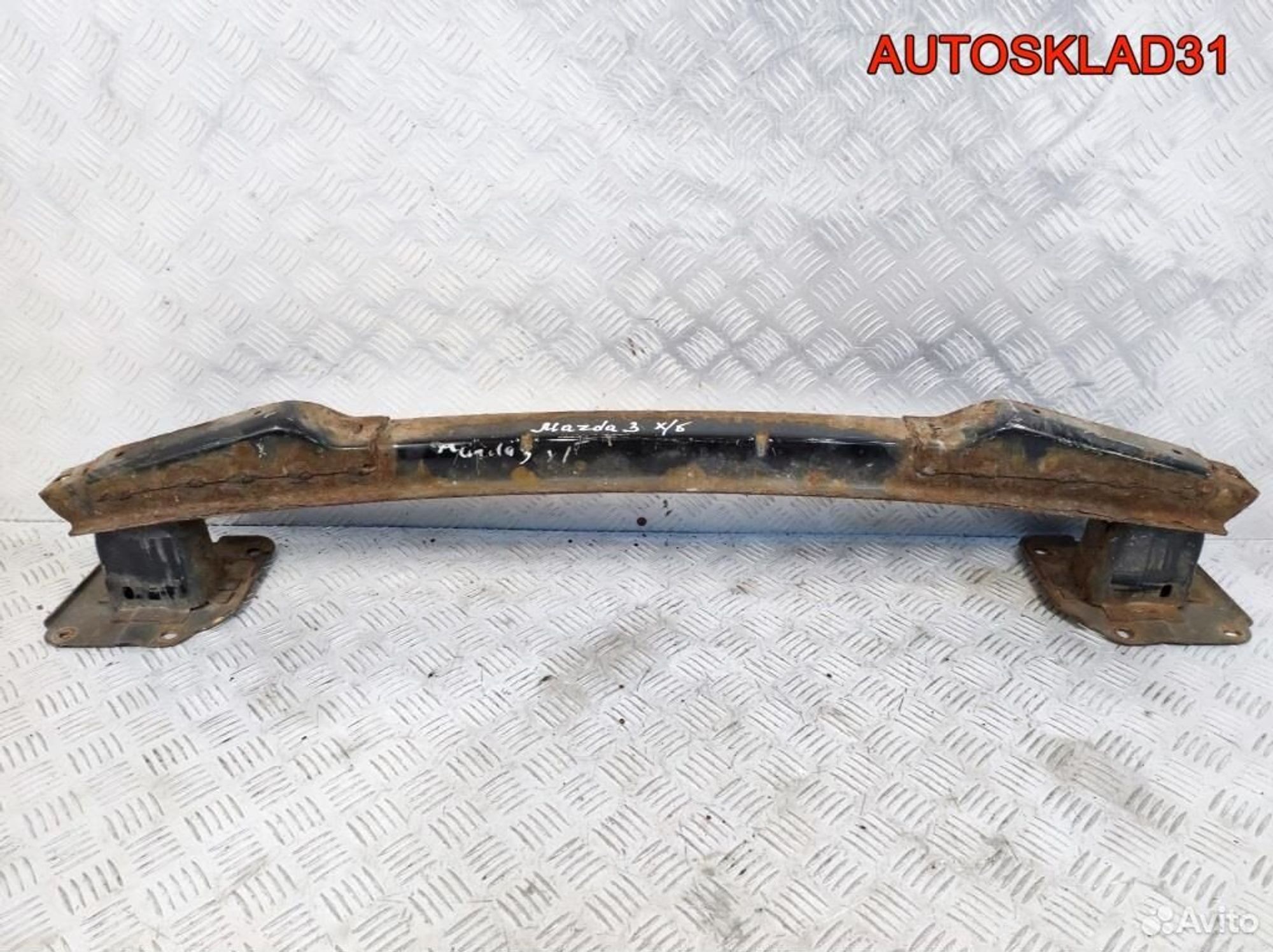 Усилитель заднего бампера Mazda 3 BK Хетчбэк, 2100 рублей, Дубовое