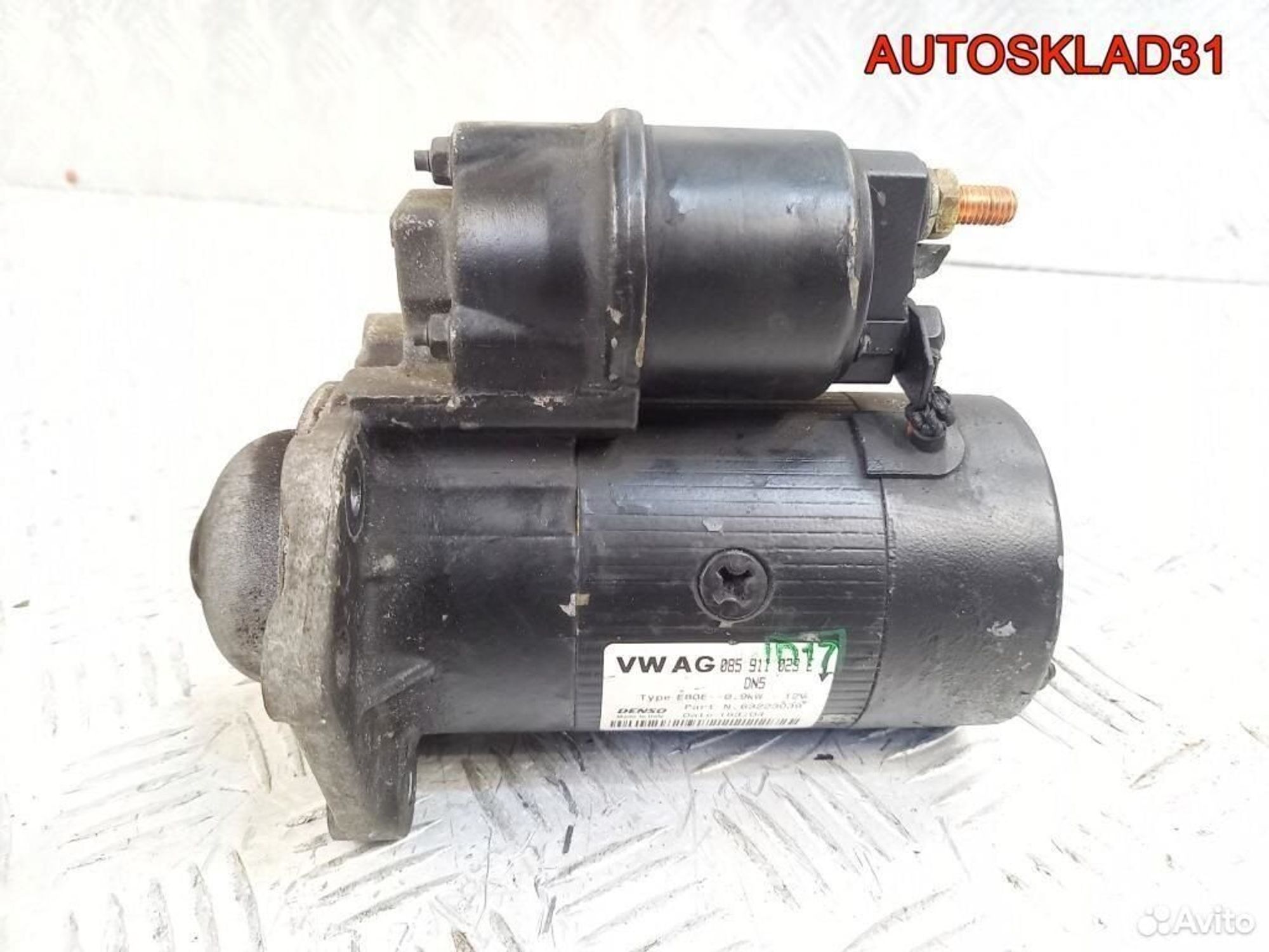 Стартер Volkswagen Polo 1.4 AUD 085911023E, 4100 рублей, Дубовое