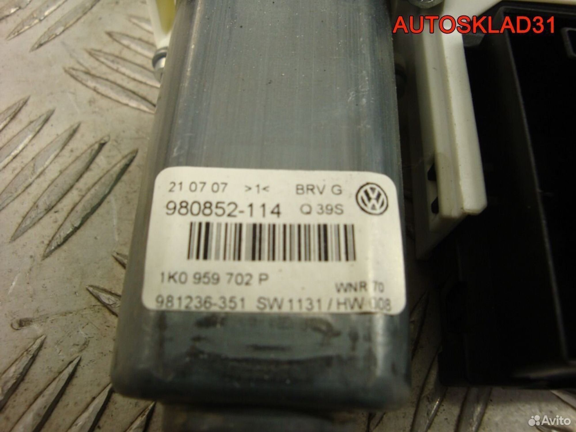 Моторчик стеклоподъёмника VW Passat B6 1к0959702p, 2000 рублей, Дубовое