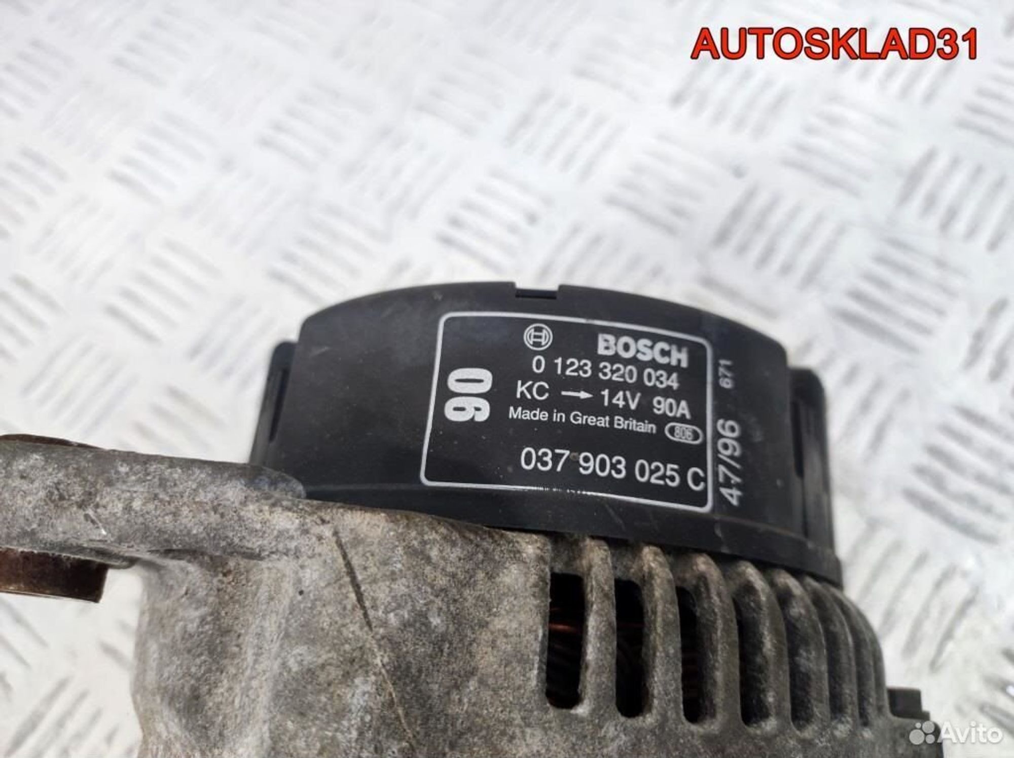 Генератор 90A Ford Galaxy 037903025C, 4100 рублей, Дубовое