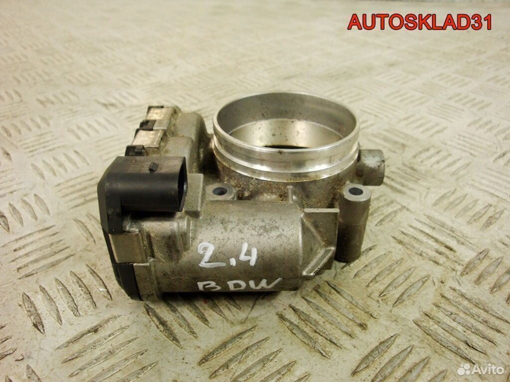 Дроссельная заслонка Audi A6 C6 2.4 BDW 078133062С, 4500 рублей, Дубовое