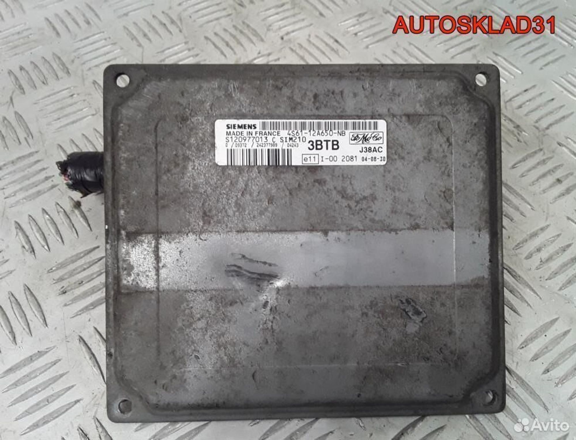 Блок эбу Ford Fusion 4S6112A650NB Бензин, 2100 рублей, Дубовое