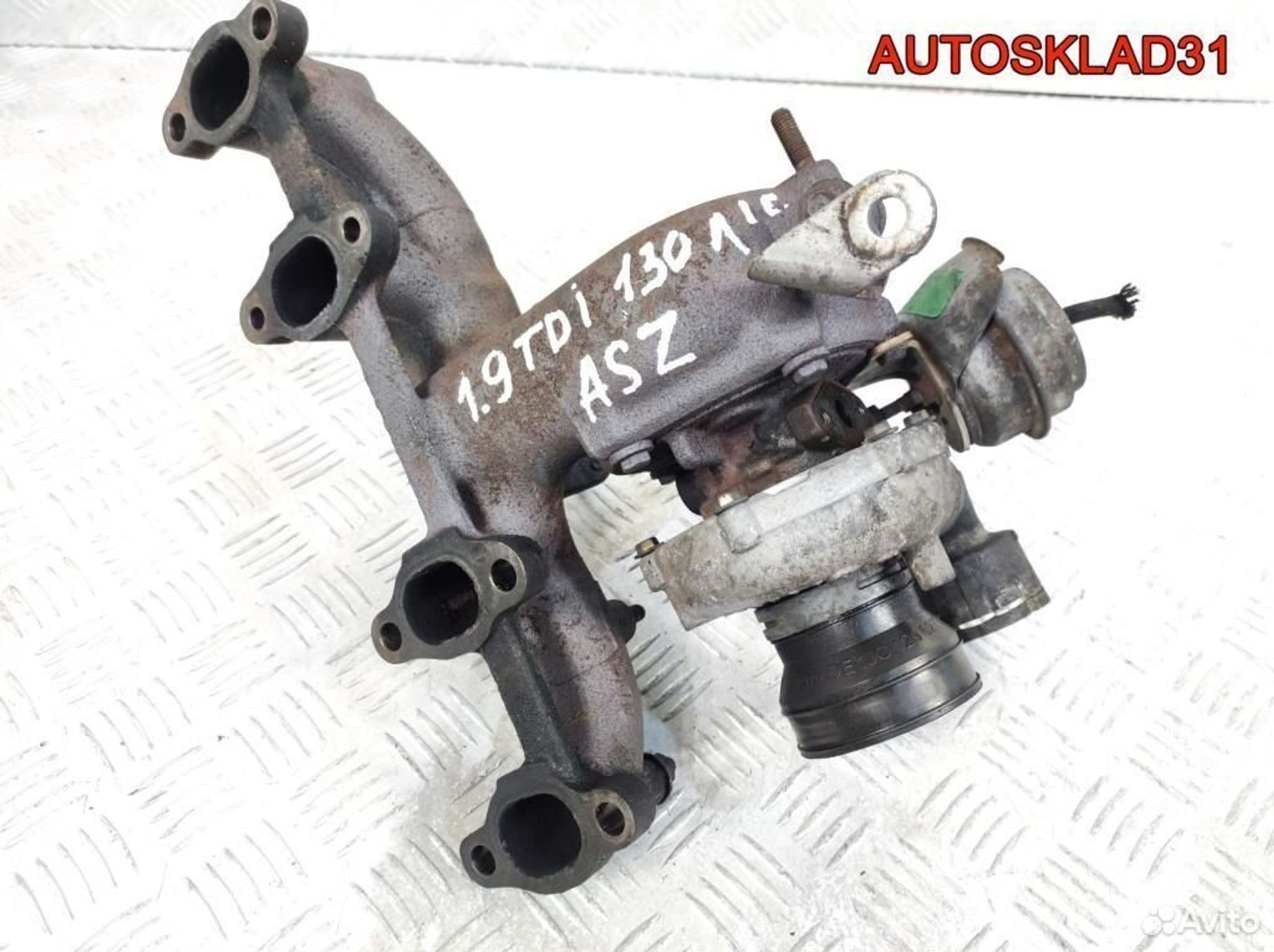 Турбина VW Golf 4 1.9 ASZ 038253016F Дизель, 17100 рублей, Дубовое