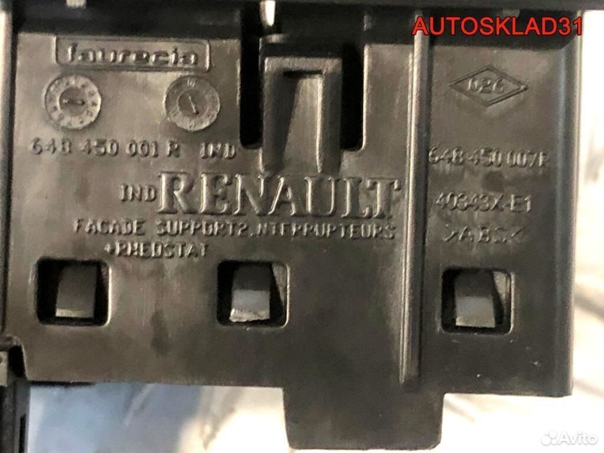 Блок кнопок Renault Megane 3 648450007R, 2800 рублей, Дубовое